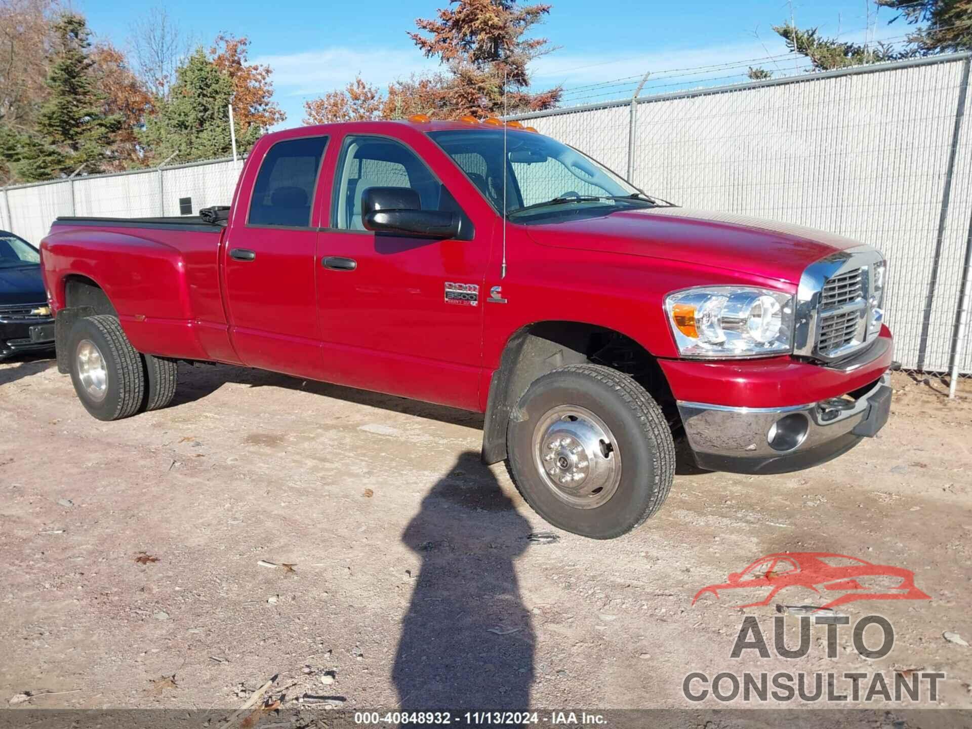 DODGE RAM 3500 2009 - 3D7MX48L29G549006