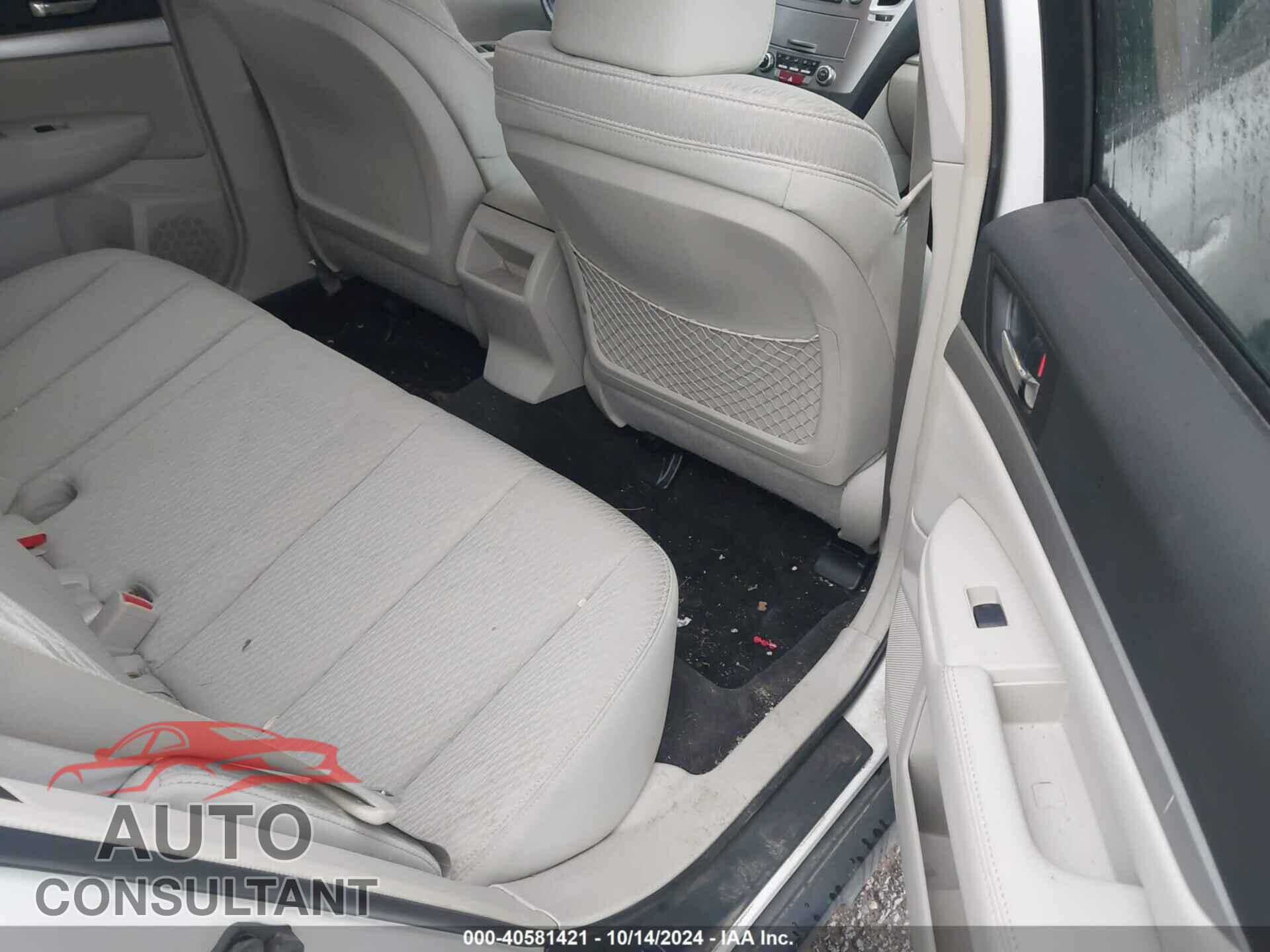 SUBARU OUTBACK 2012 - 4S4BRBCC7C1220567