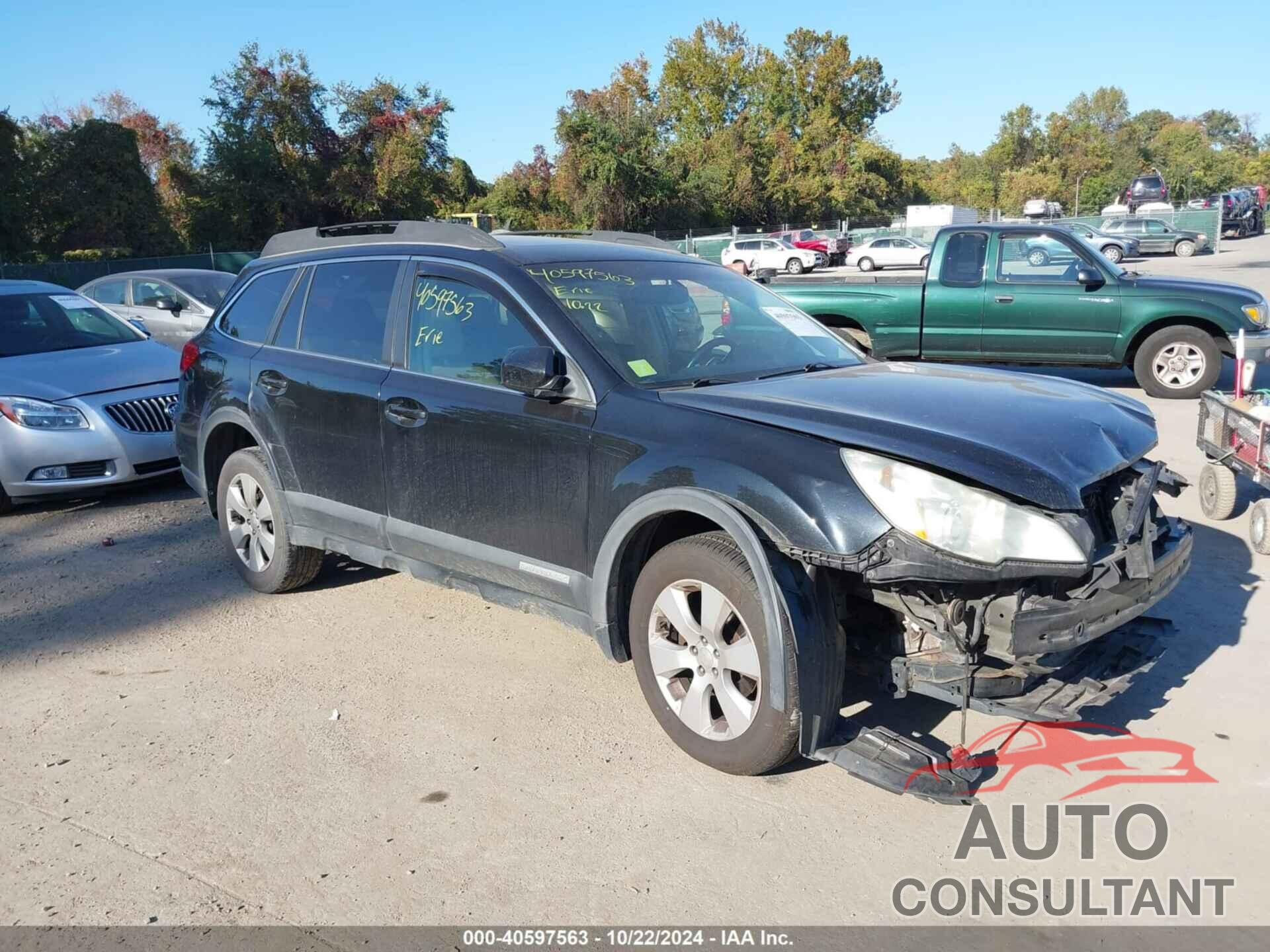 SUBARU OUTBACK 2011 - 4S4BRBKC5B3359746