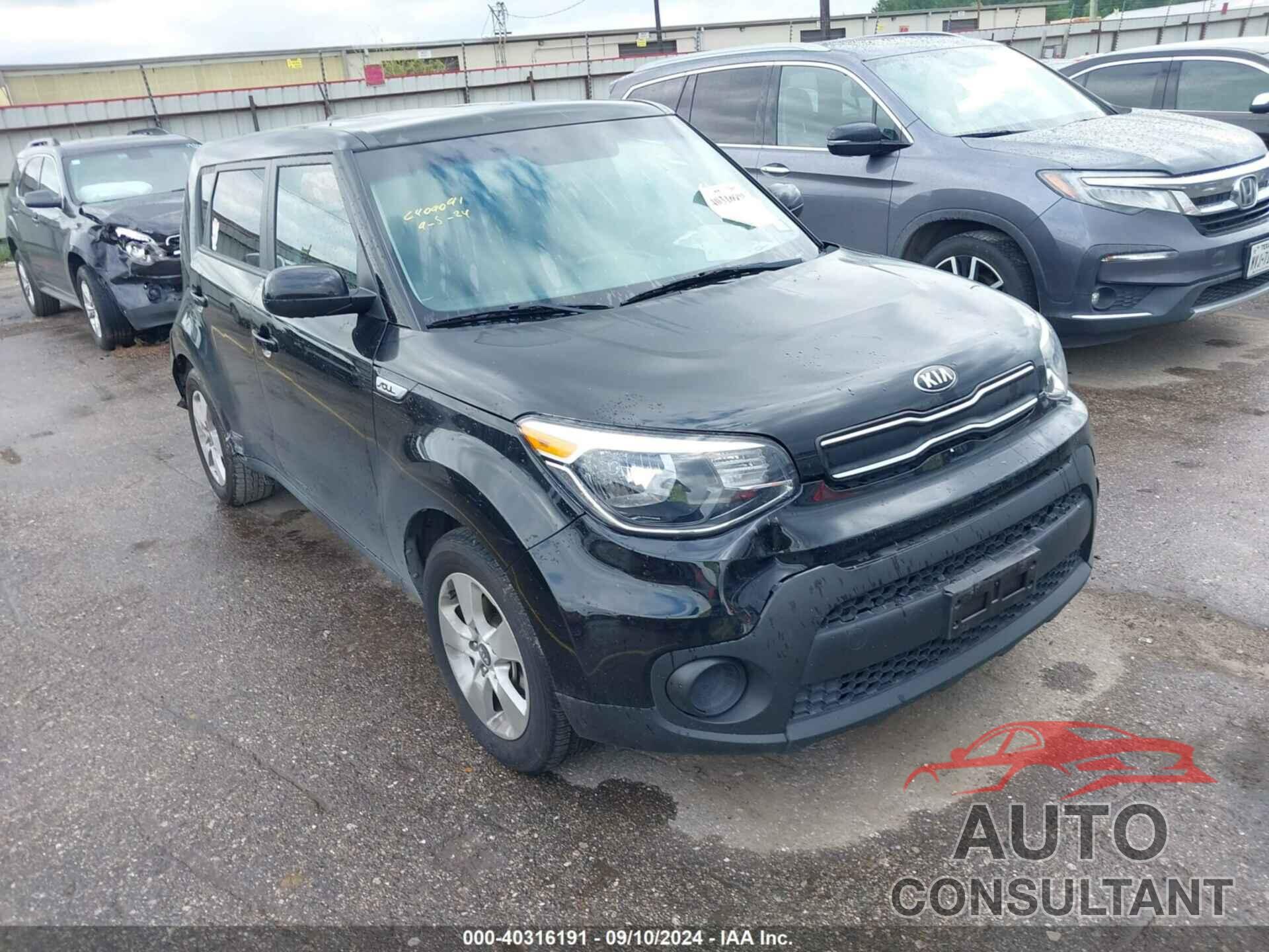 KIA SOUL 2019 - KNDJN2A29K7912976