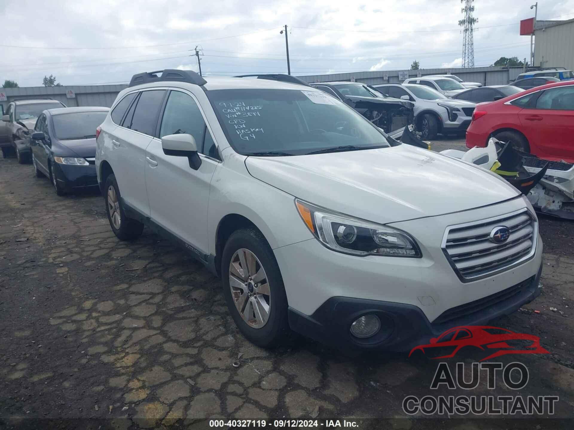 SUBARU OUTBACK 2017 - 4S4BSACC3H3403894