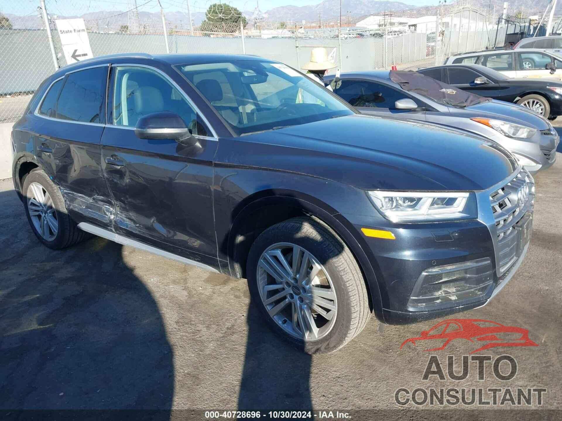 AUDI Q5 2018 - WA1BNAFY6J2239114