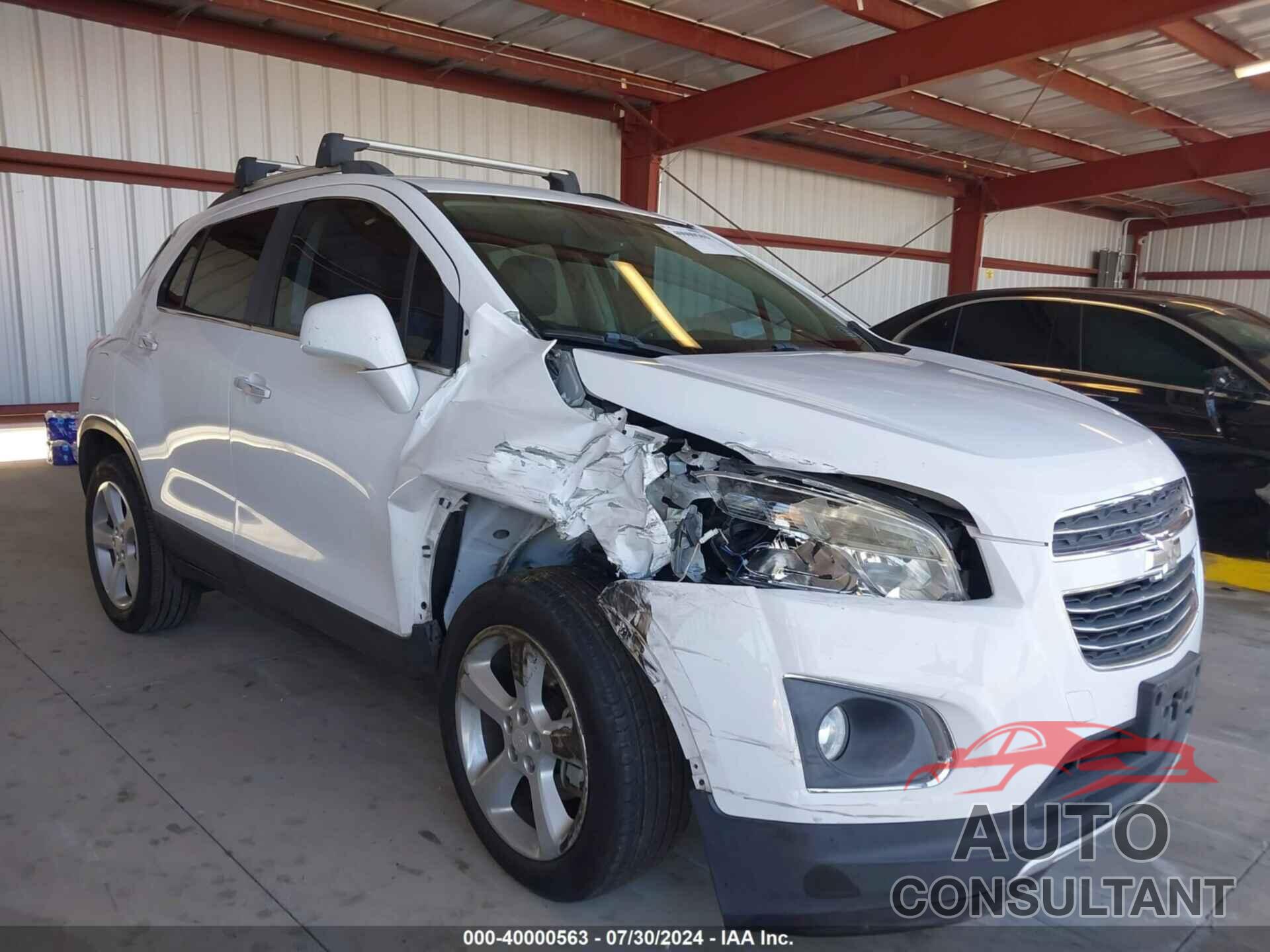 CHEVROLET TRAX 2016 - 3GNCJMSB2GL127093