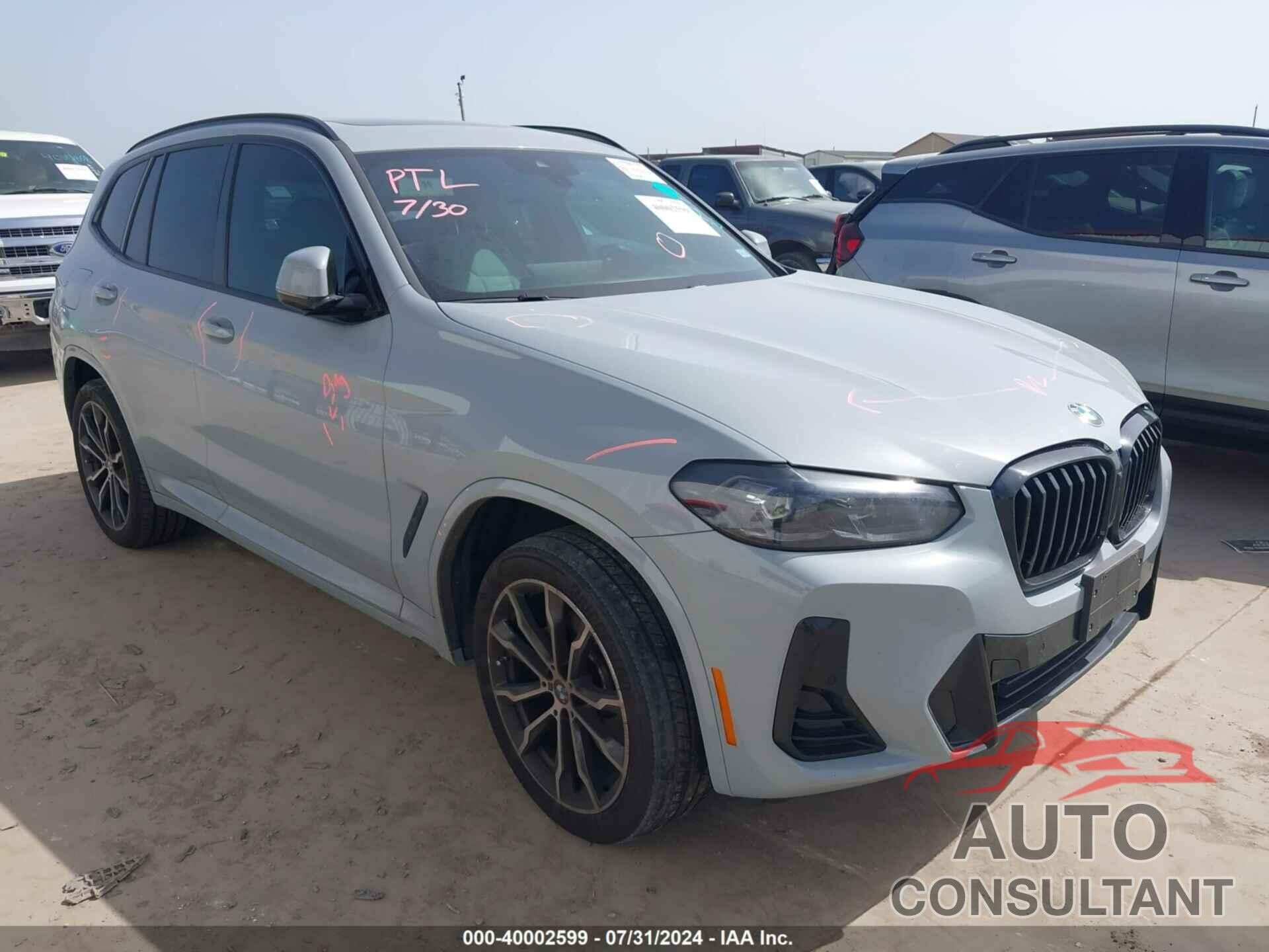 BMW X3 2022 - 5UX53DP04N9K09365