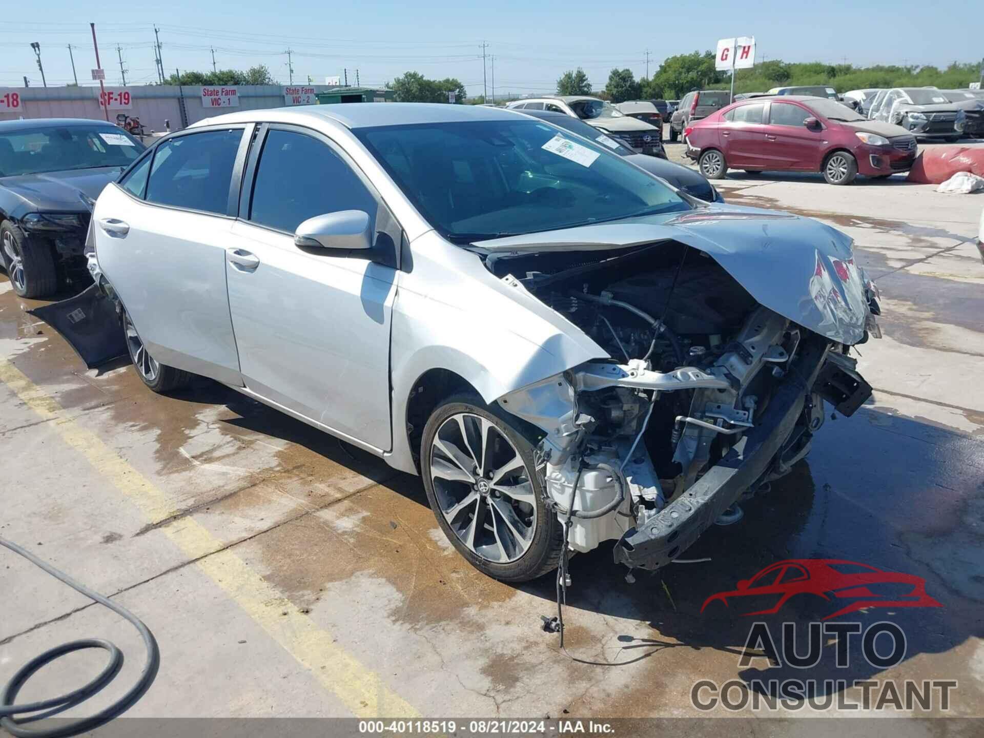 TOYOTA COROLLA 2018 - 2T1BURHEXJC014934