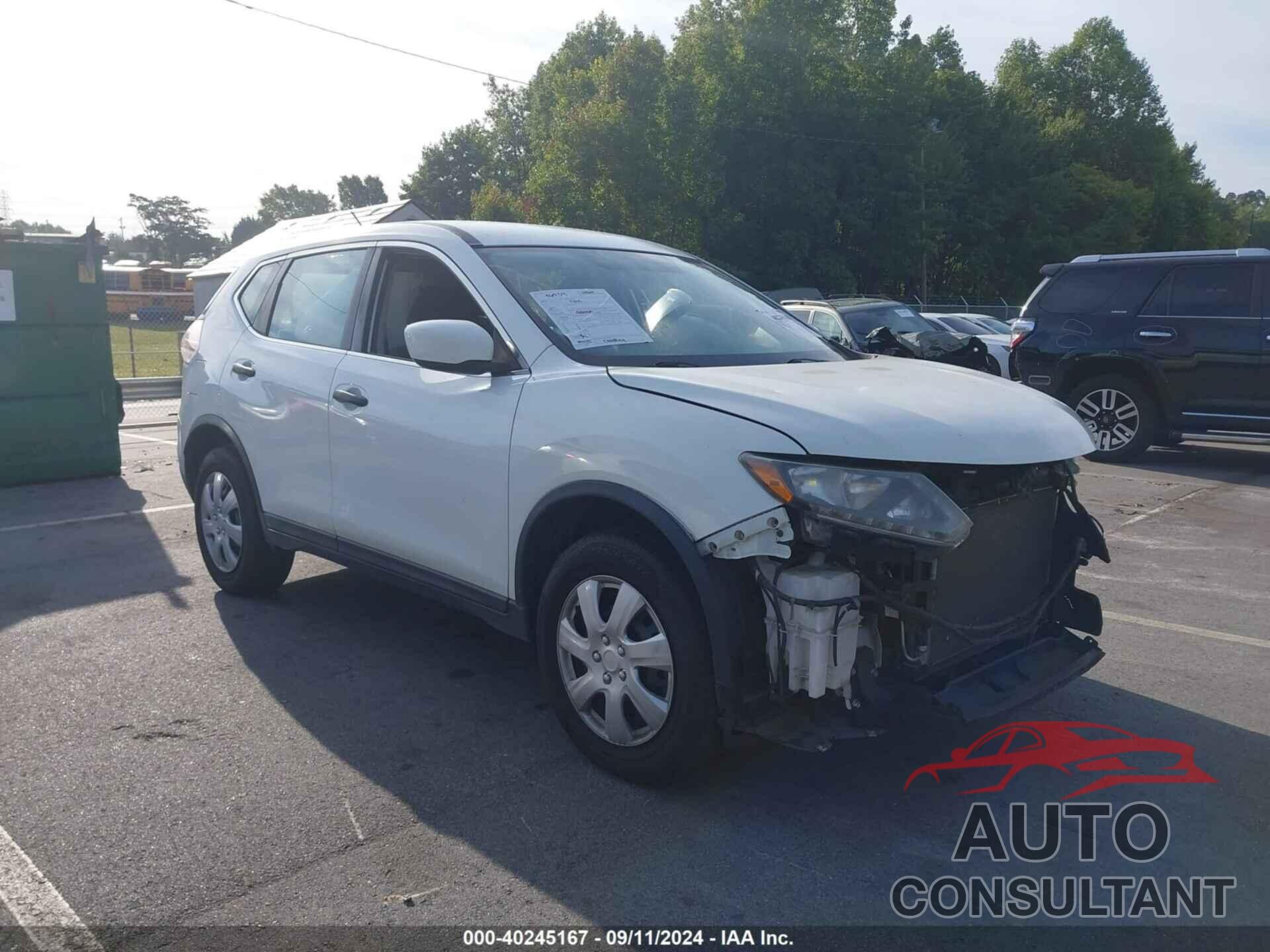 NISSAN ROGUE 2016 - KNMAT2MV6GP677312