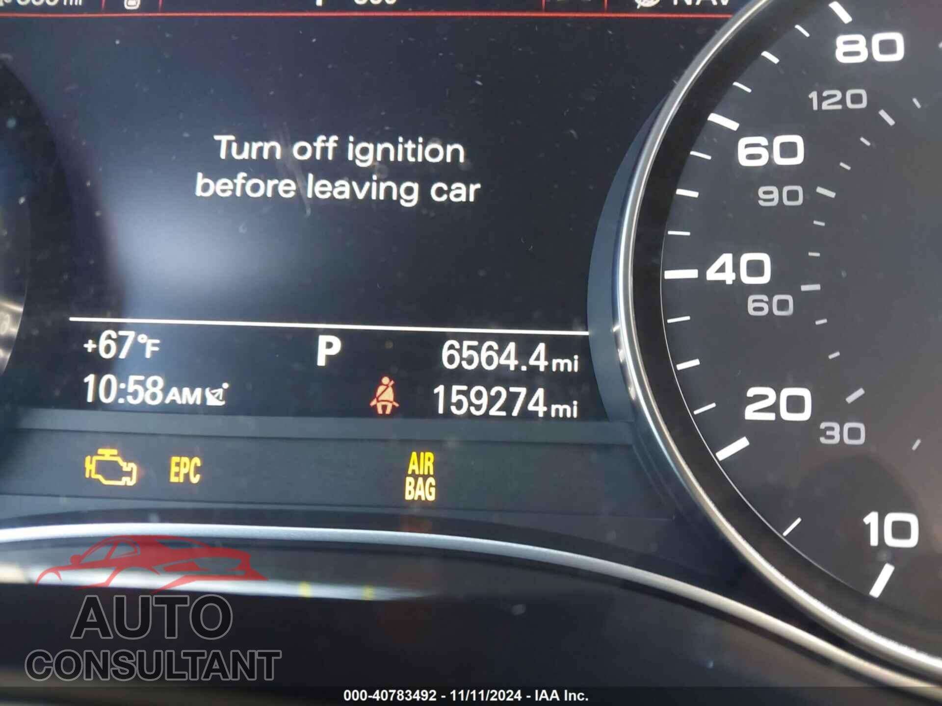 AUDI A6 2013 - WAUGFAFC4DN124783