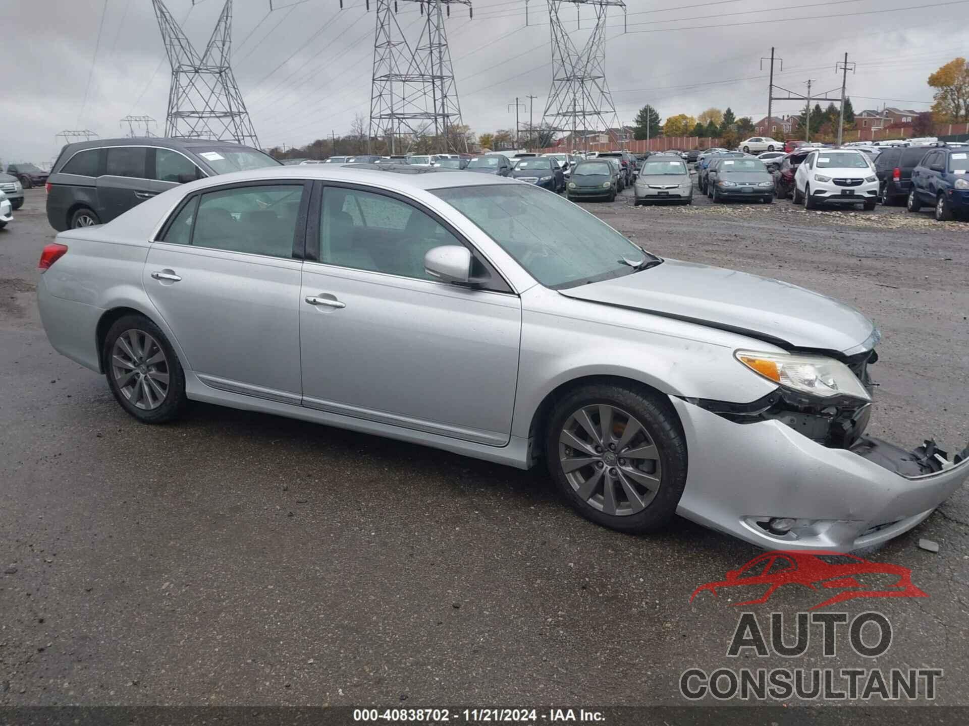 TOYOTA AVALON 2011 - 4T1BK3DB0BU406190