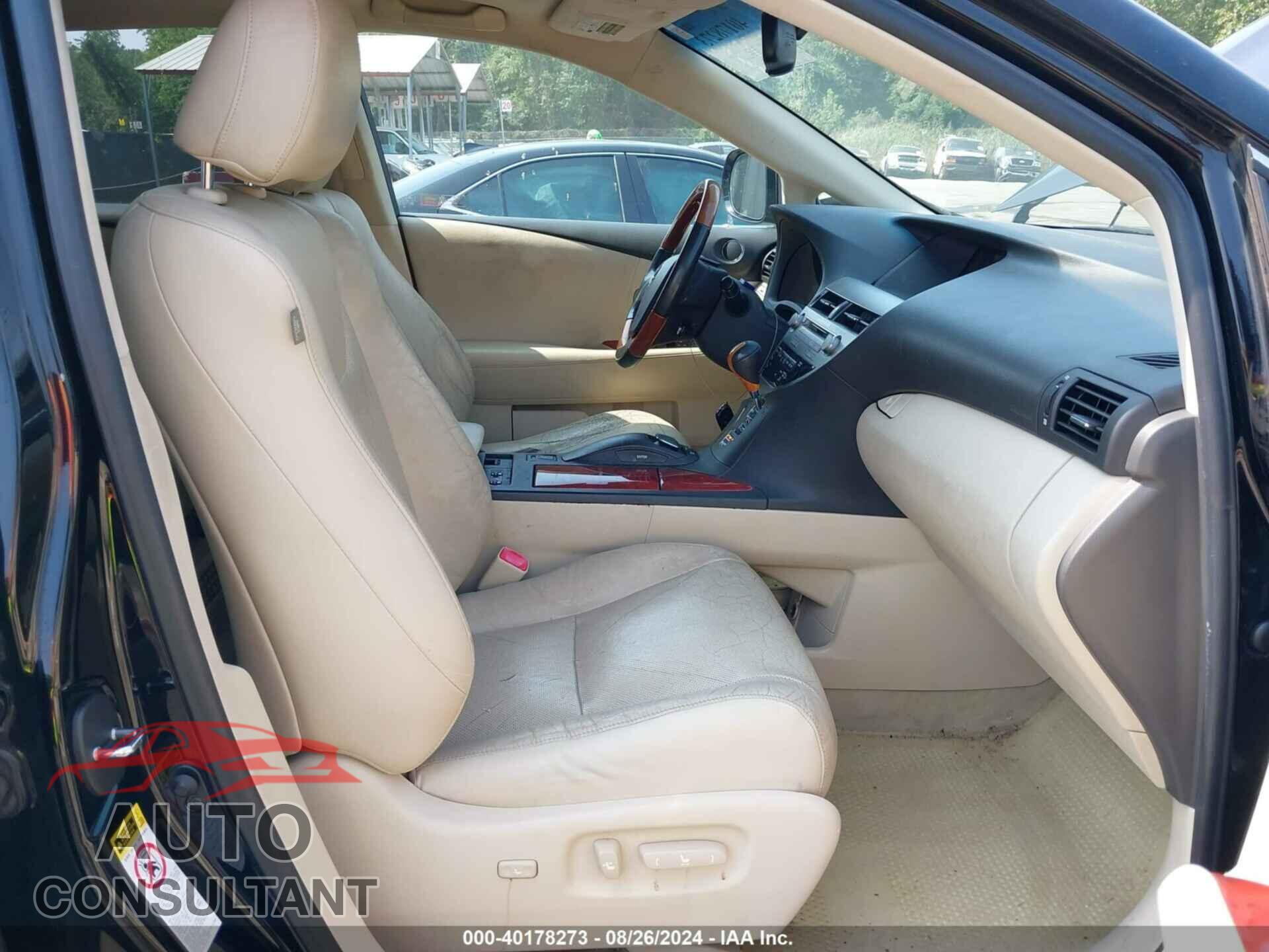 LEXUS RX 450H 2011 - JTJBC1BA6B2417543