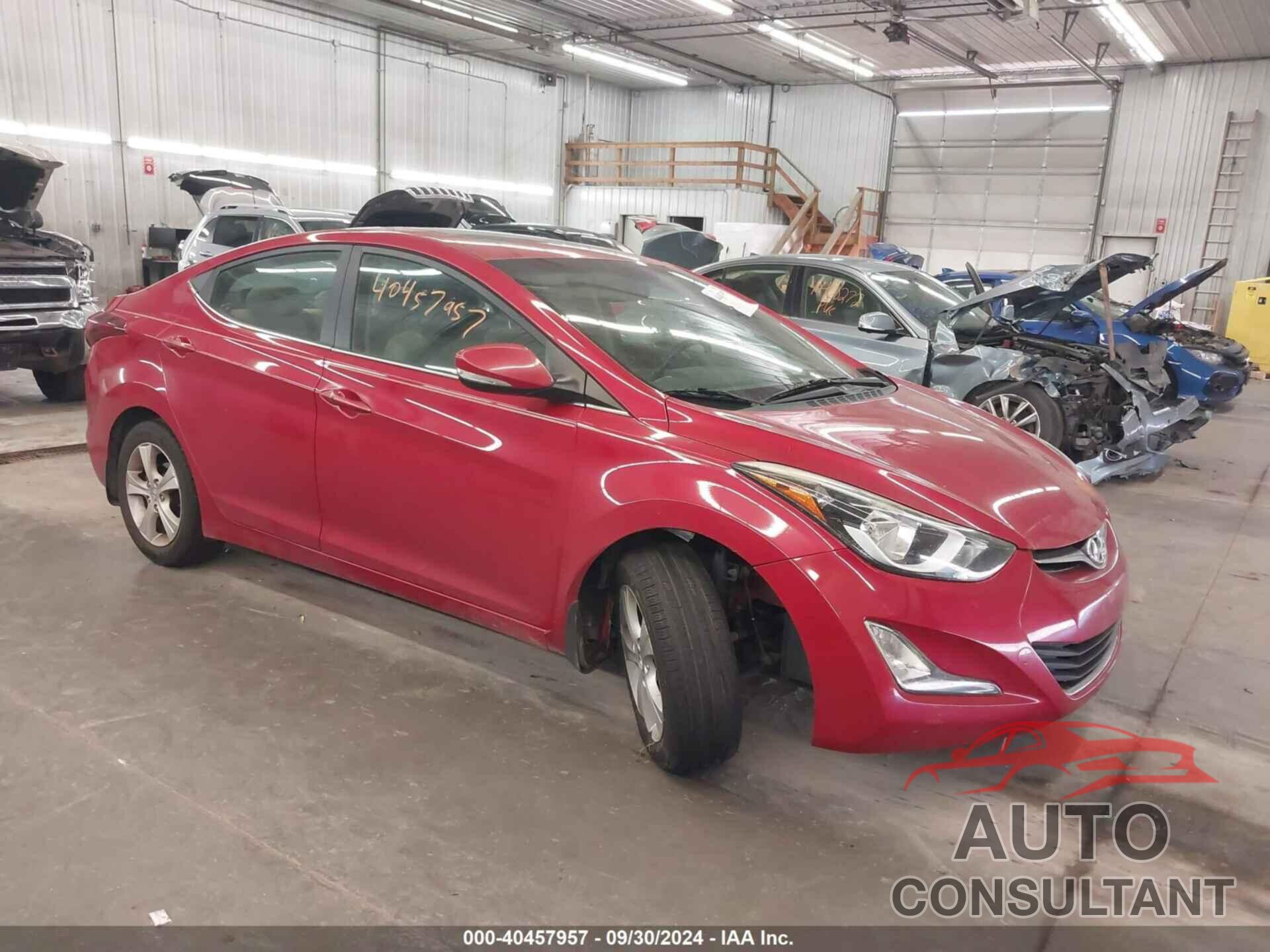 HYUNDAI ELANTRA 2016 - KMHDH4AEXGU558500