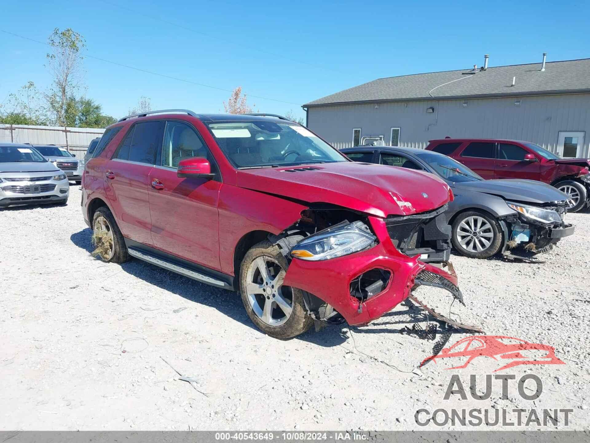 MERCEDES-BENZ GLE 350 2016 - 4JGDA5JB1GA692619
