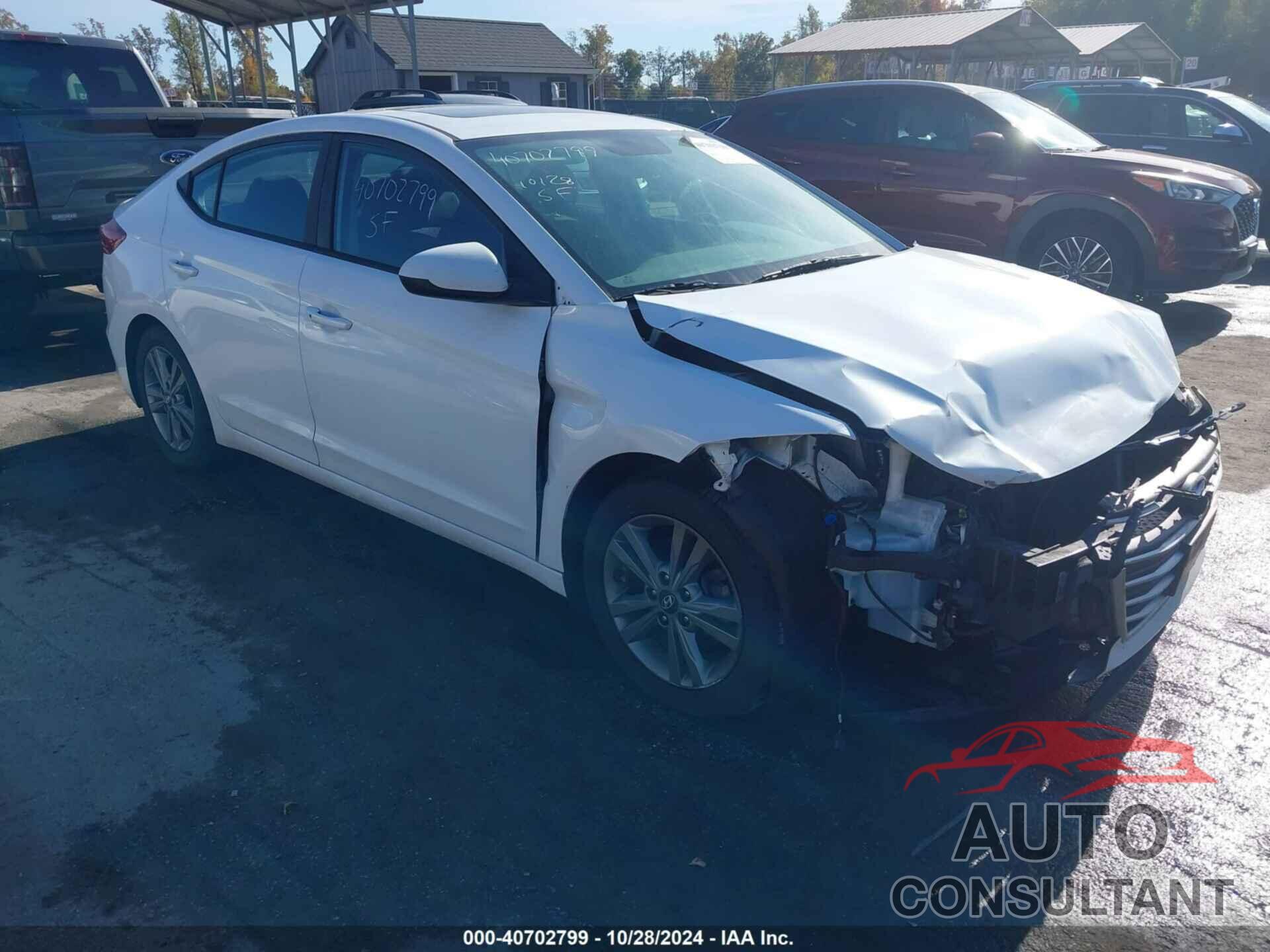 HYUNDAI ELANTRA 2018 - 5NPD84LF0JH390040