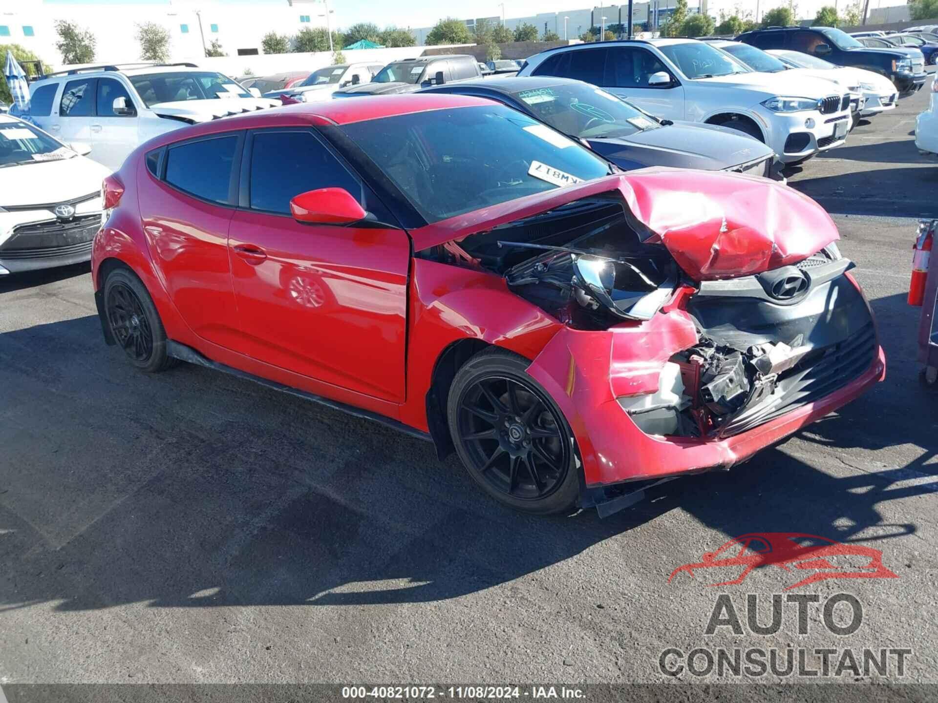 HYUNDAI VELOSTER 2015 - KMHTC6AD9FU242193