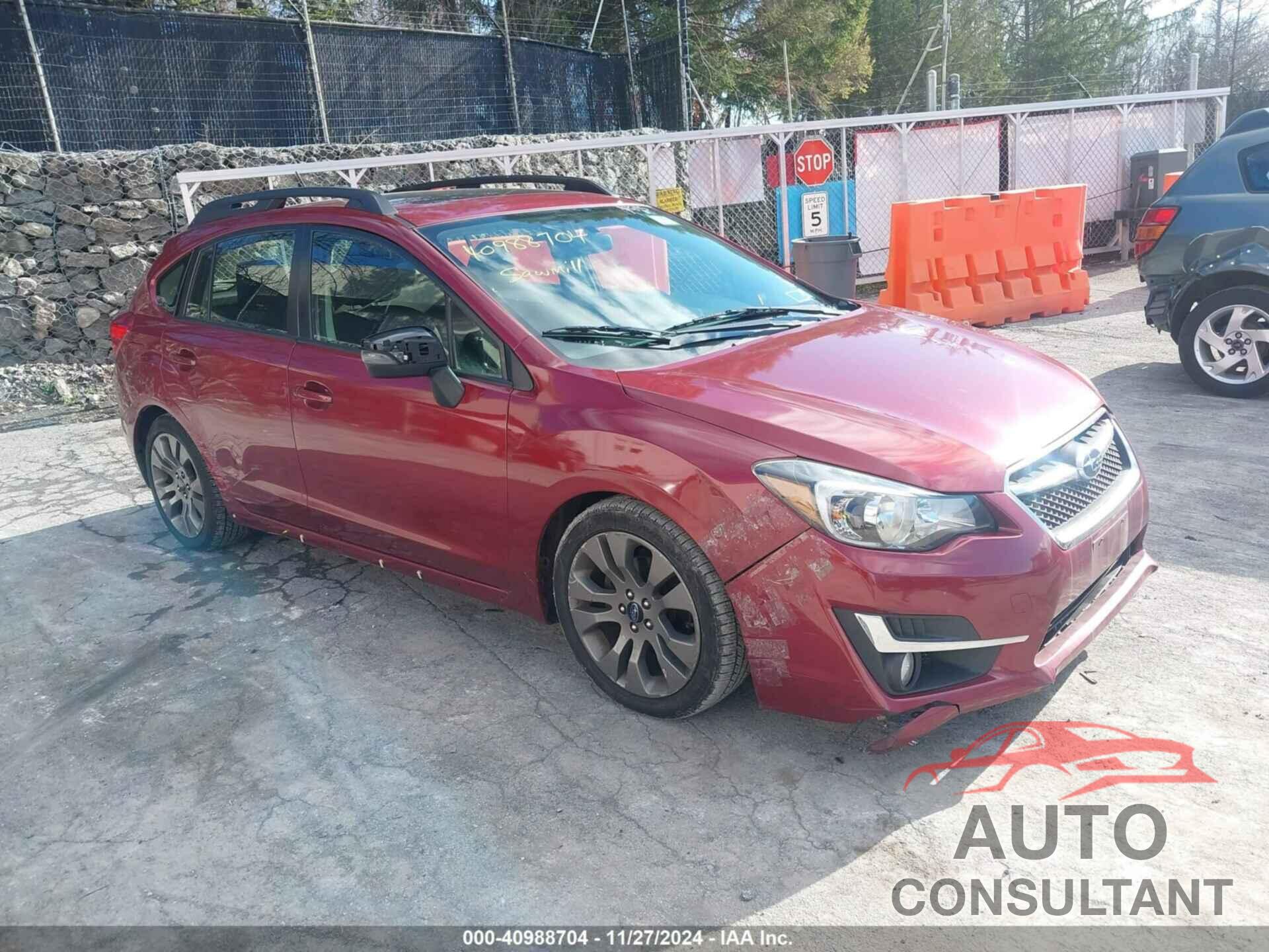 SUBARU IMPREZA 2015 - JF1GPAU68F8208951