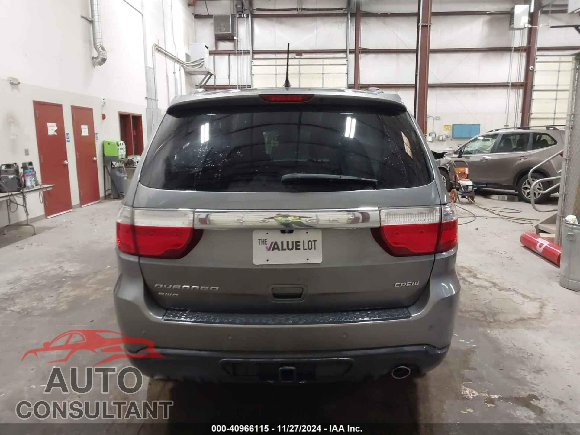DODGE DURANGO 2012 - 1C4RDJDG3CC260288