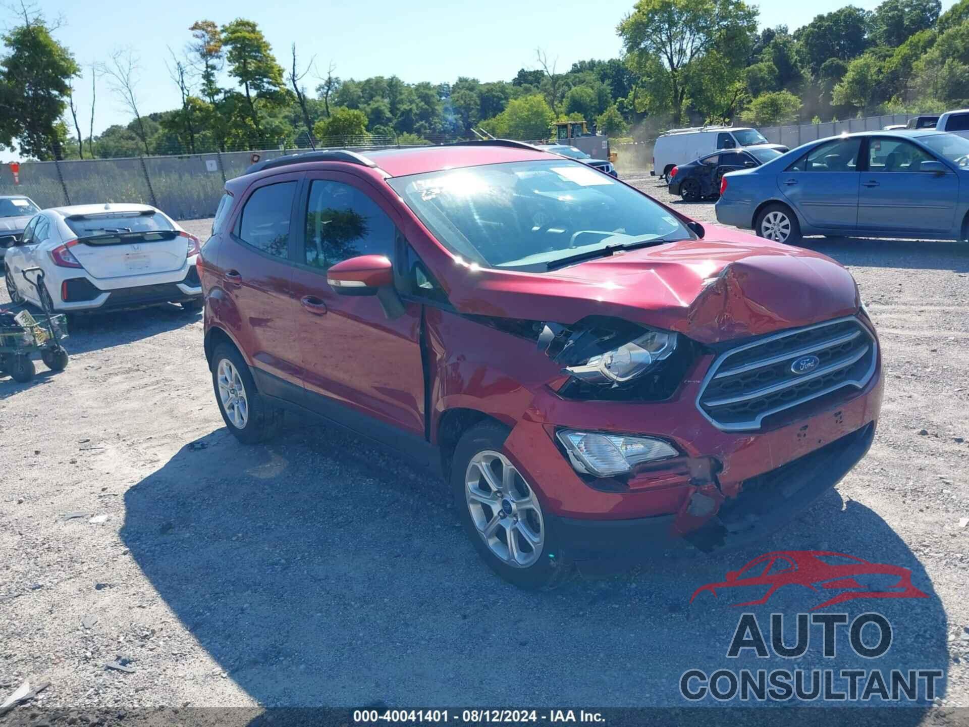 FORD ECOSPORT 2021 - MAJ3S2GE9MC409449