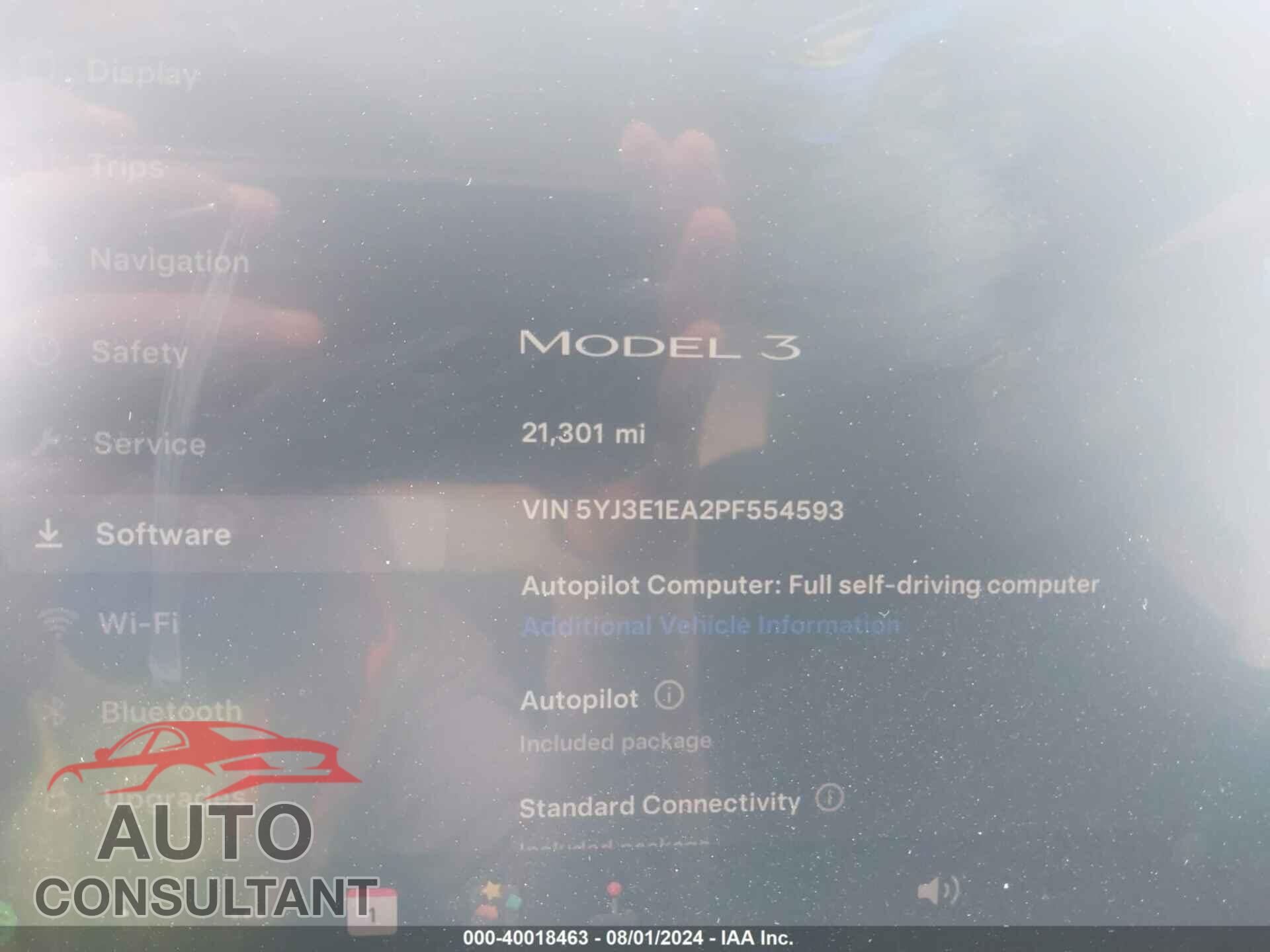 TESLA MODEL 3 2023 - 5YJ3E1EA2PF554593
