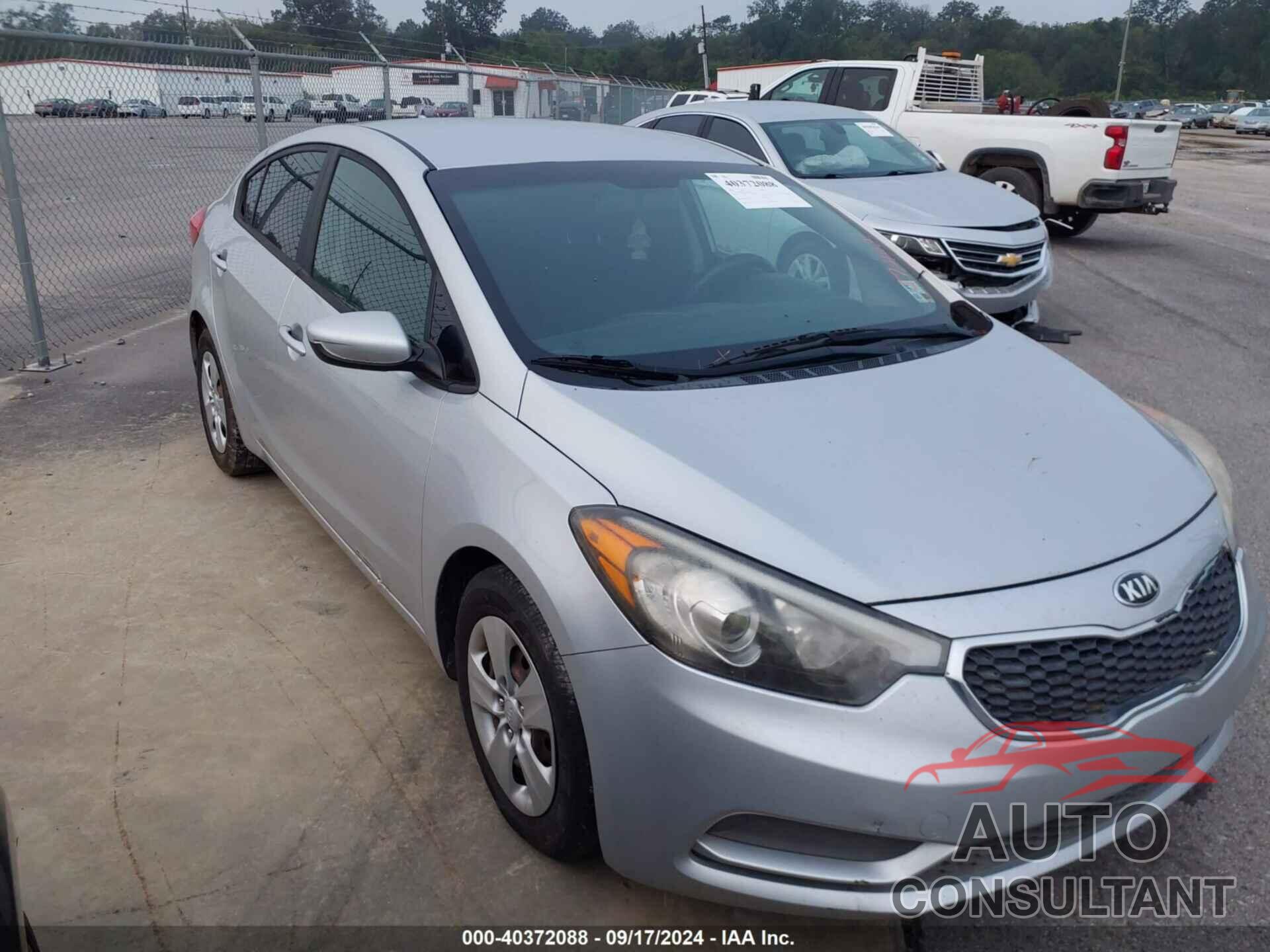 KIA FORTE 2016 - KNAFK4A60G5571402