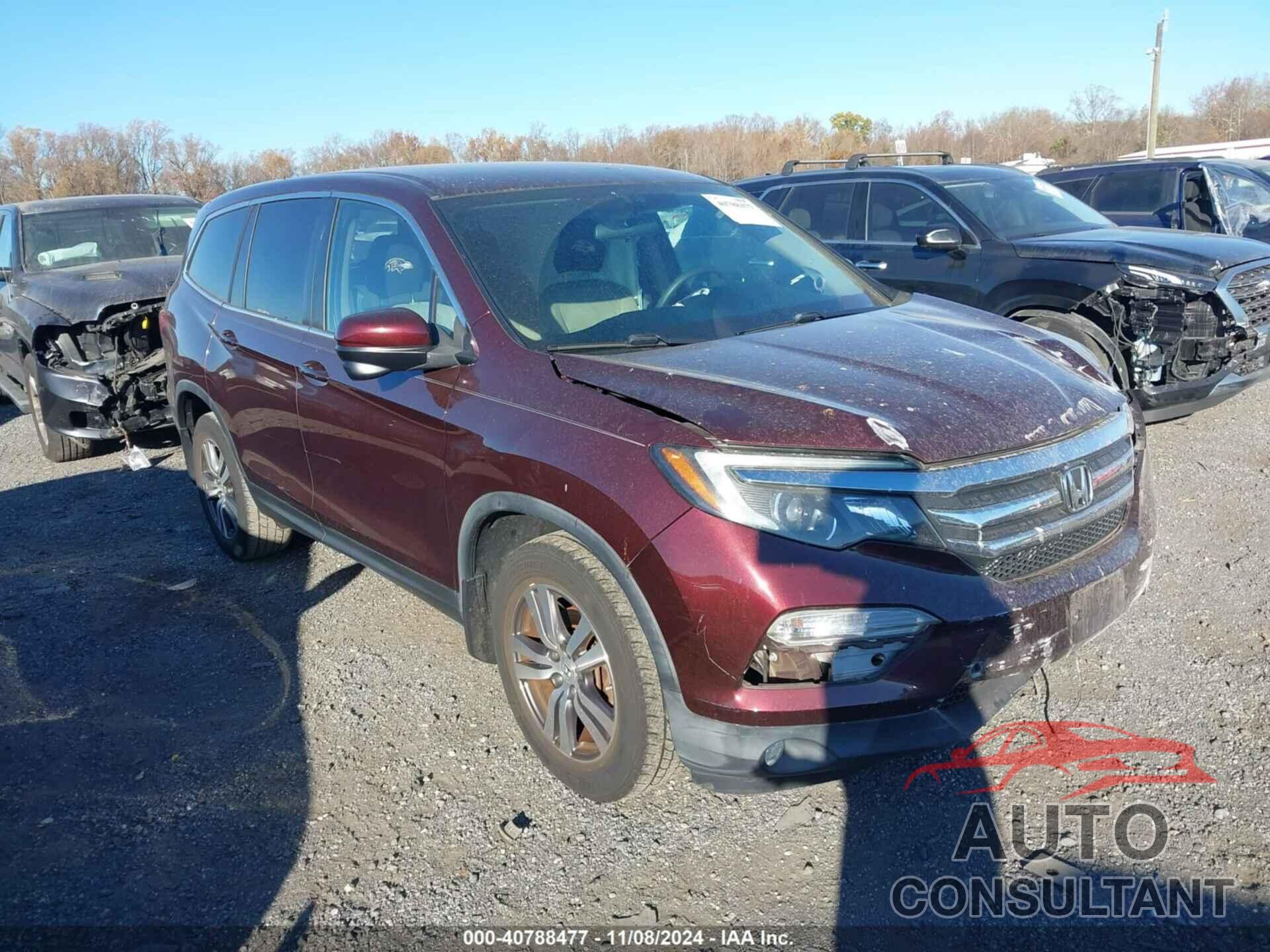 HONDA PILOT 2016 - 5FNYF5H39GB057595