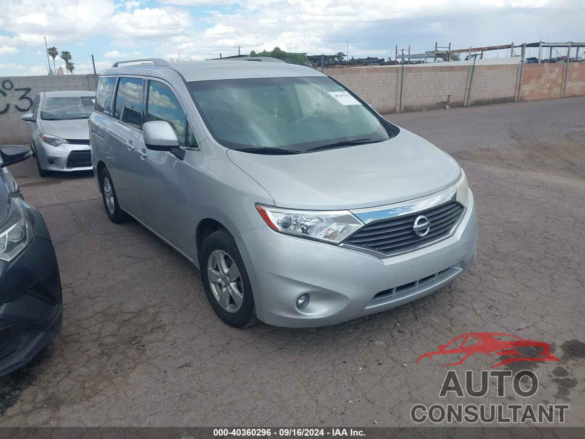 NISSAN QUEST 2016 - JN8AE2KP1G9150320