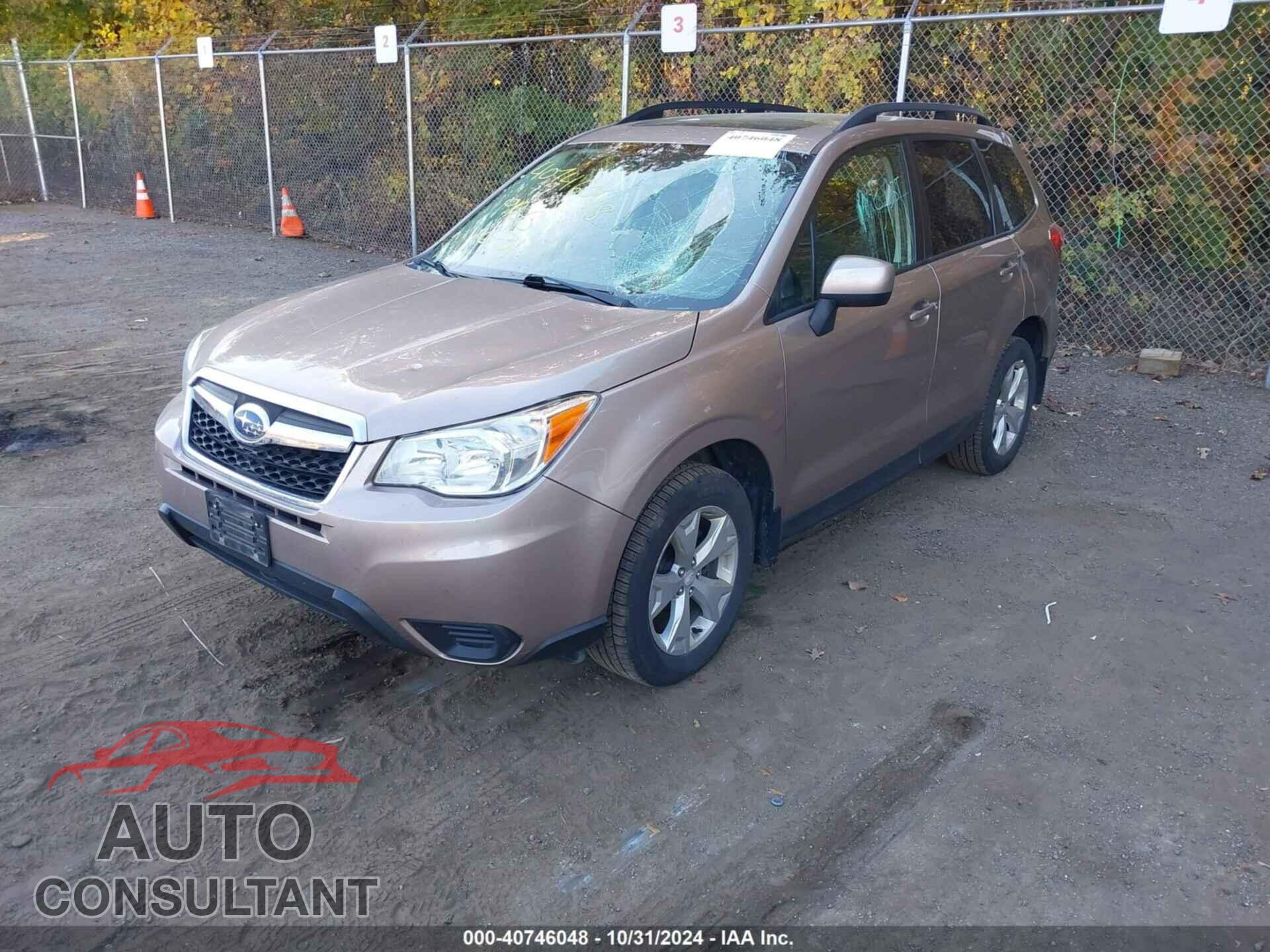 SUBARU FORESTER 2016 - JF2SJADC8GH489227