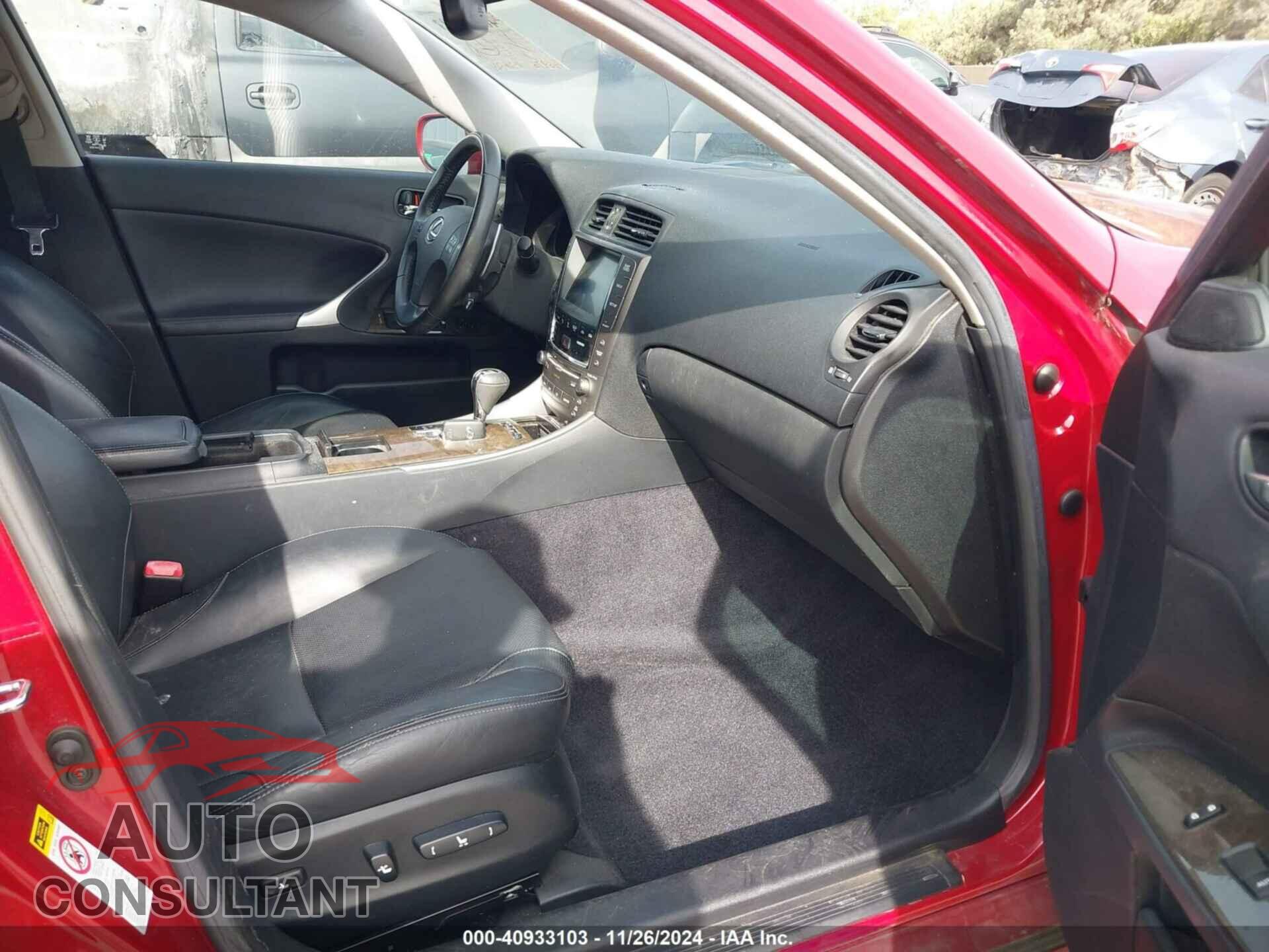 LEXUS IS 250 2010 - JTHBF5C20A5109255