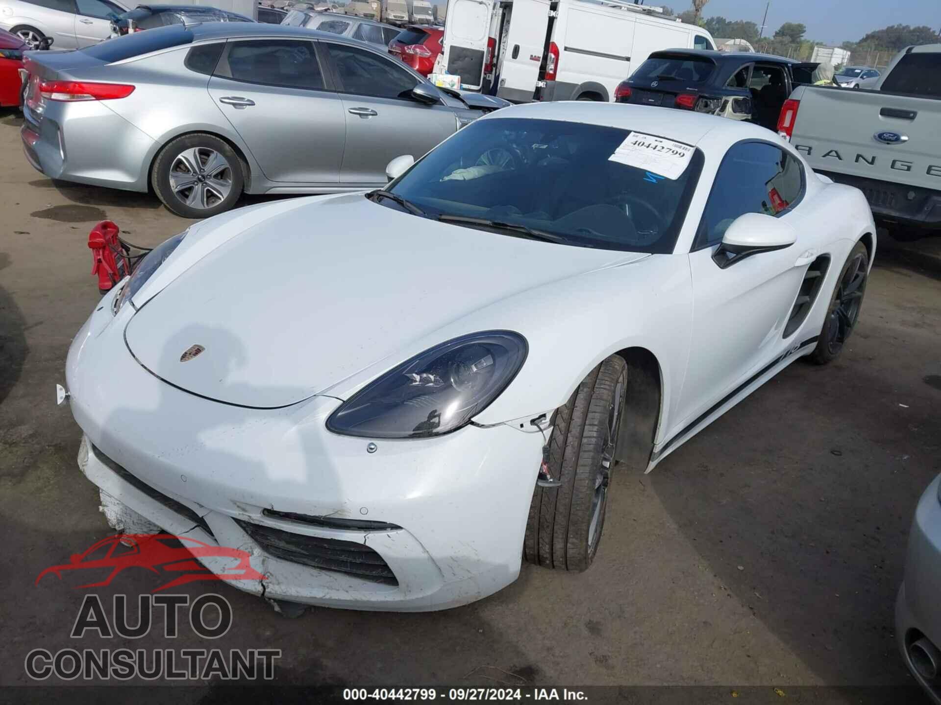 PORSCHE CAYMAN 2017 - WP0AA2A84HS270771