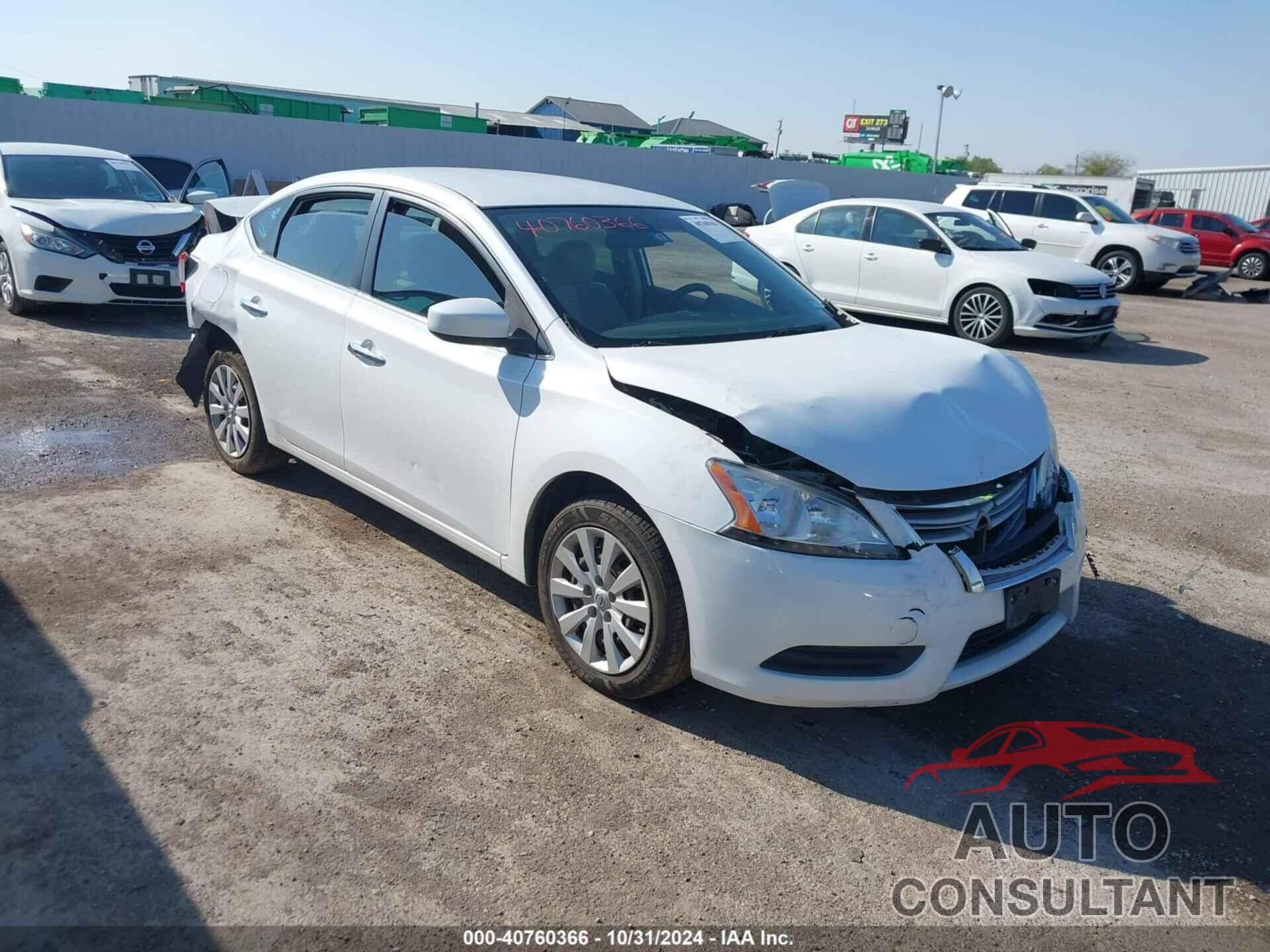 NISSAN SENTRA 2014 - 3N1AB7AP4EY263725