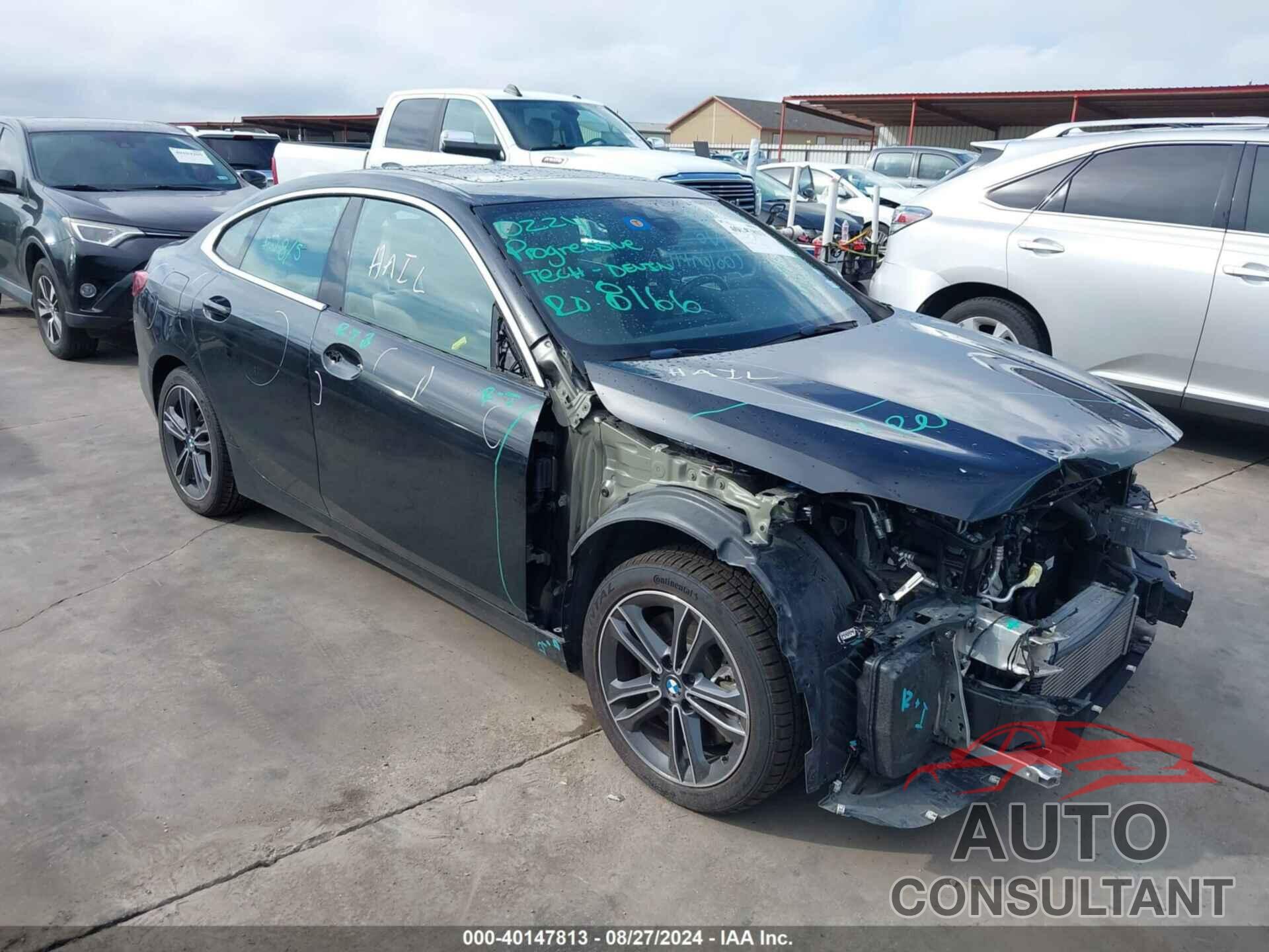 BMW 228I GRAN COUPE 2021 - WBA73AK05M7J03935