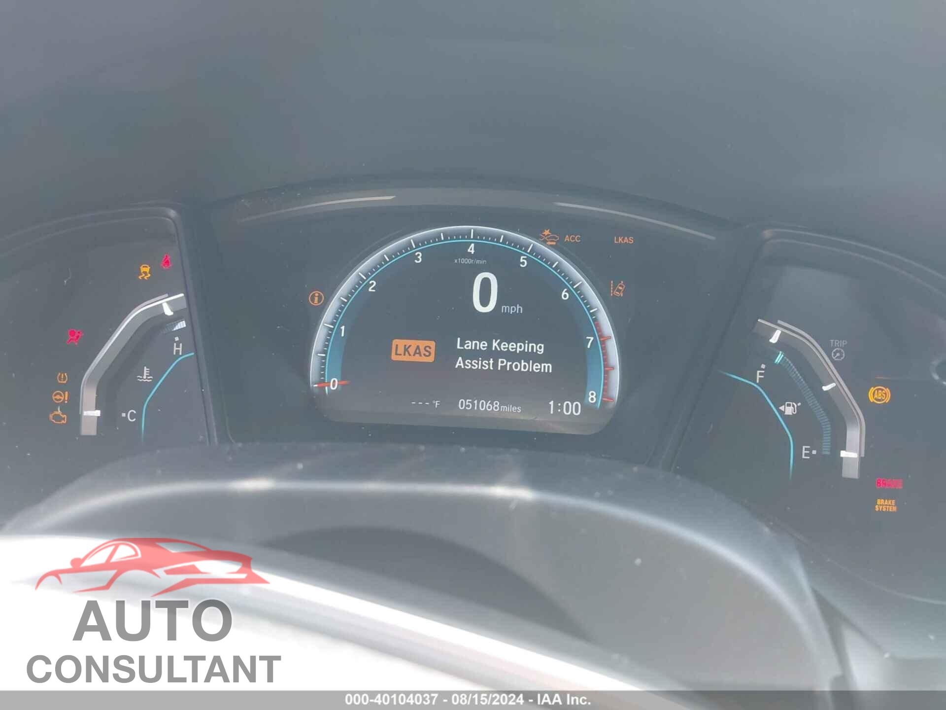 HONDA CIVIC 2019 - 2HGFC2F63KH503613