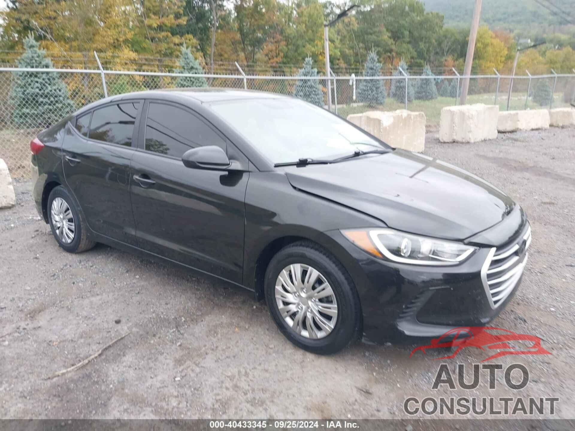 HYUNDAI ELANTRA 2017 - KMHD74LF1HU321193