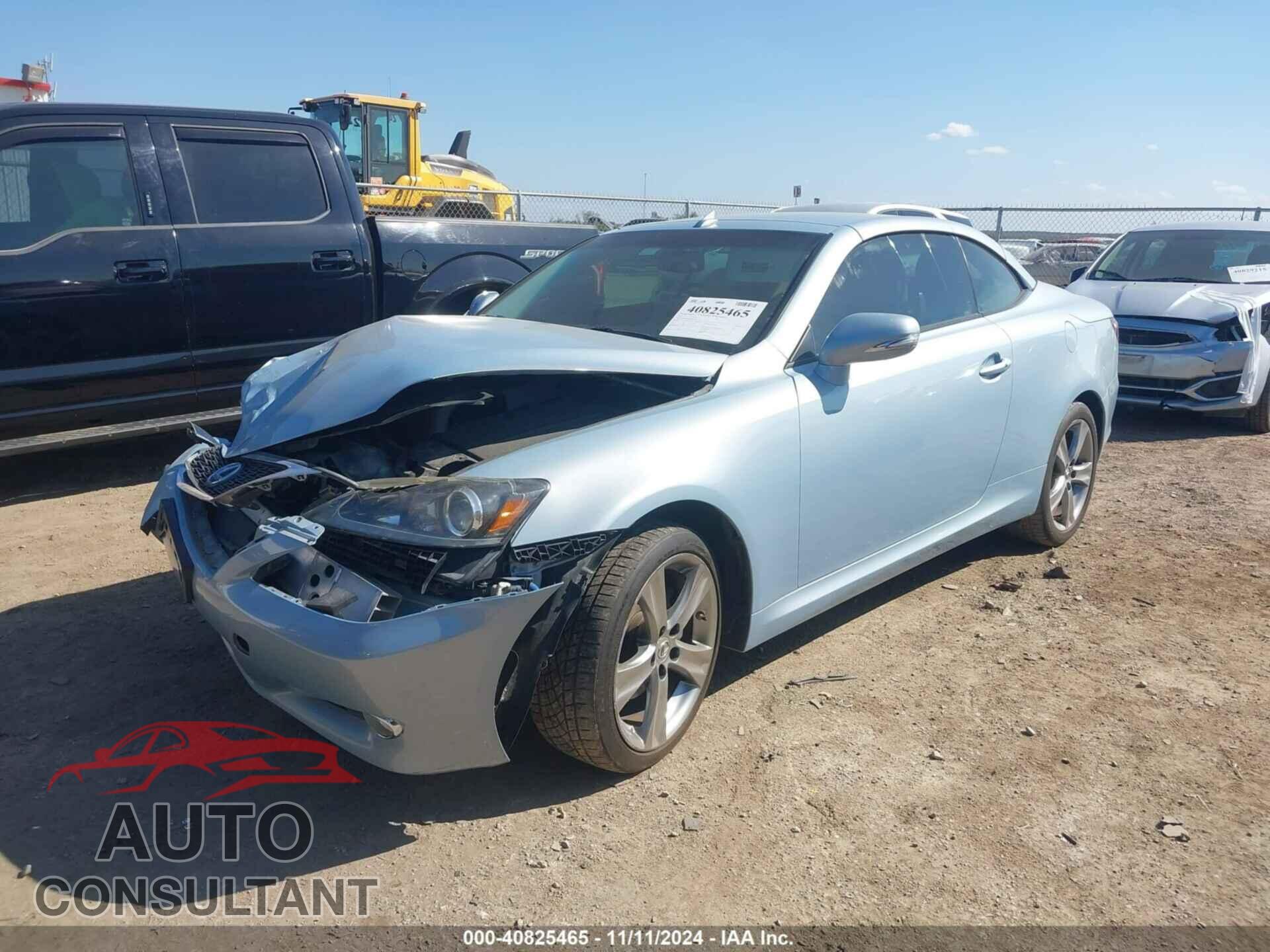 LEXUS IS 250C 2012 - JTHFF2C21C2522774