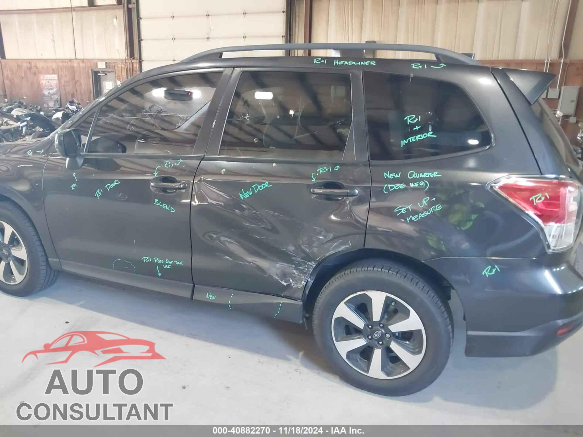 SUBARU FORESTER 2017 - JF2SJAECXHH405831
