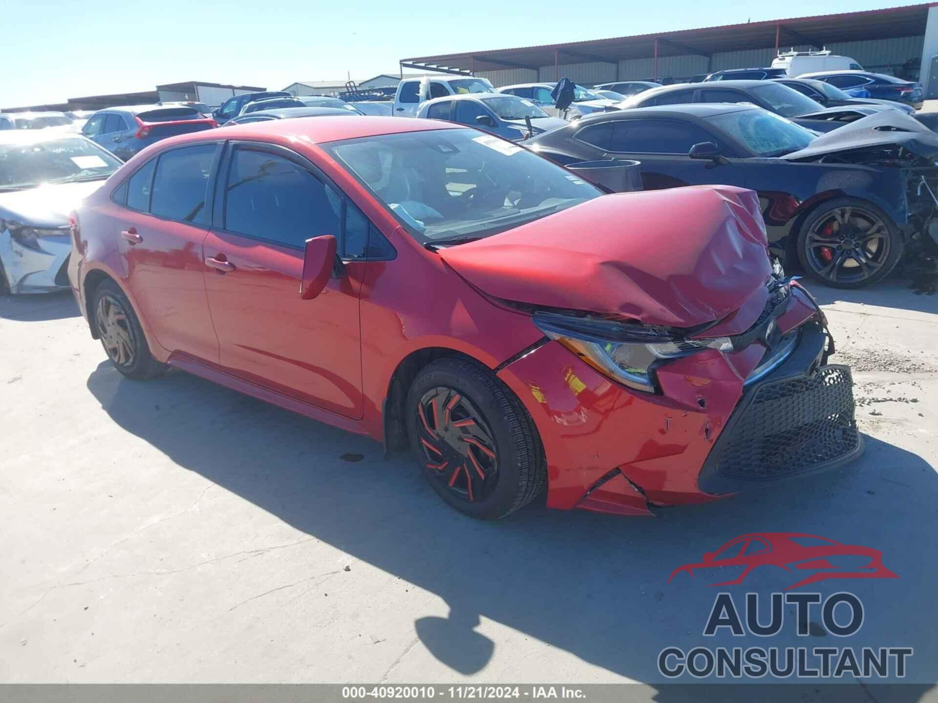 TOYOTA COROLLA 2021 - JTDEPMAE3MJ135007