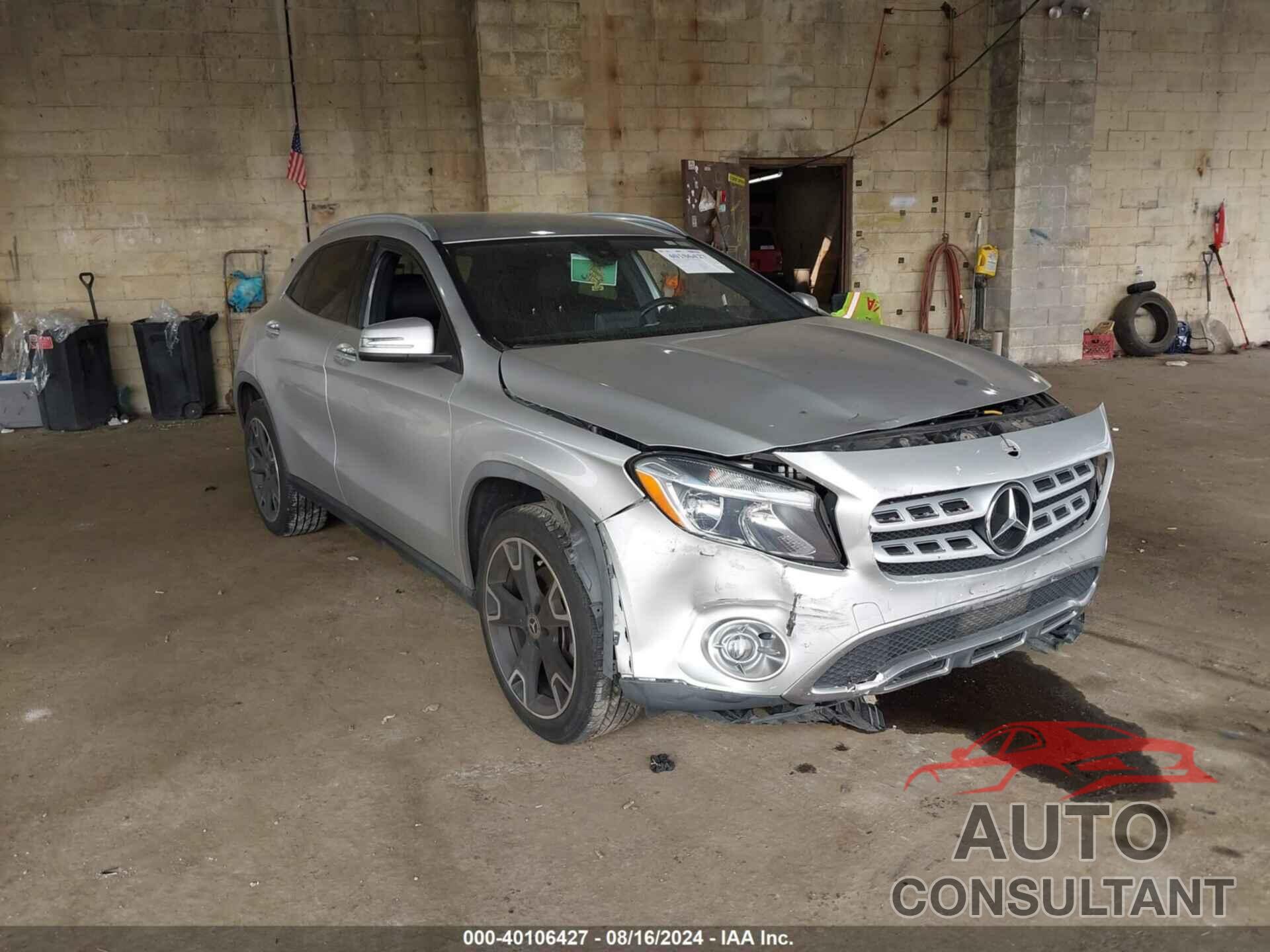 MERCEDES-BENZ GLA 250 2018 - WDCTG4EB1JJ435903