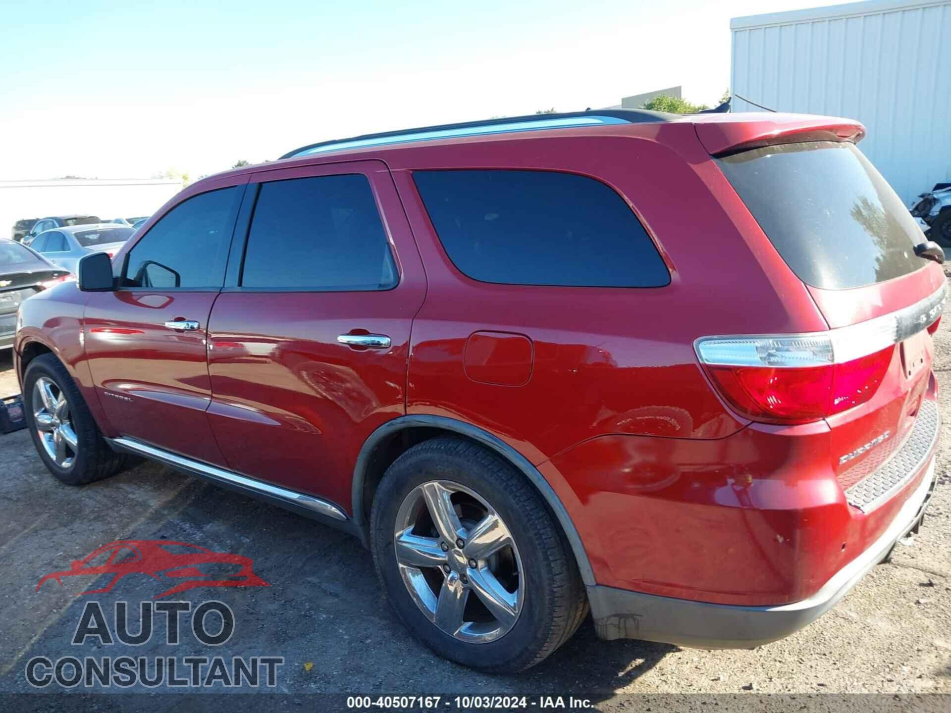 DODGE DURANGO 2011 - 1D4SD5GT9BC592481
