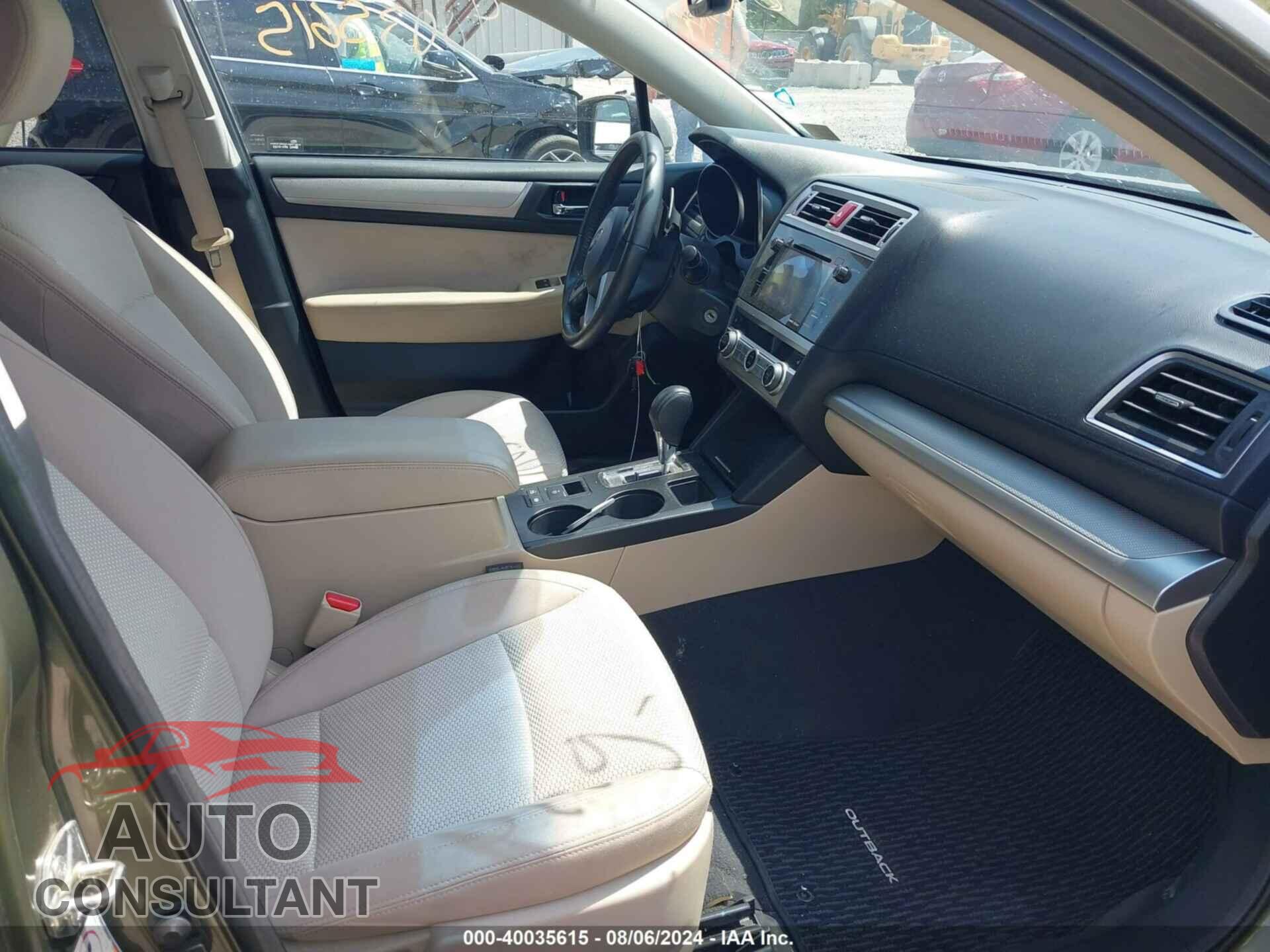 SUBARU OUTBACK 2017 - 4S4BSADC7H3323142