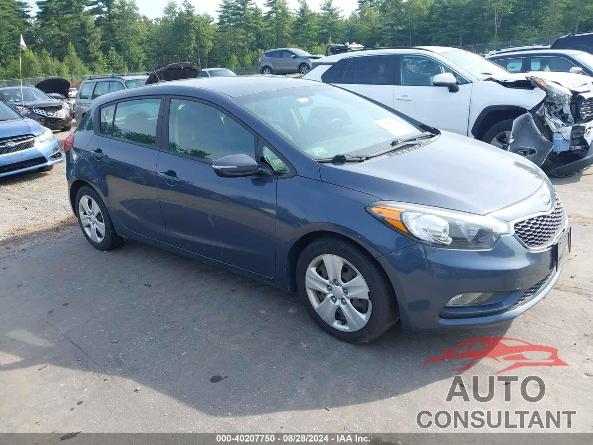 KIA FORTE 2016 - KNAFK5A80G5622453