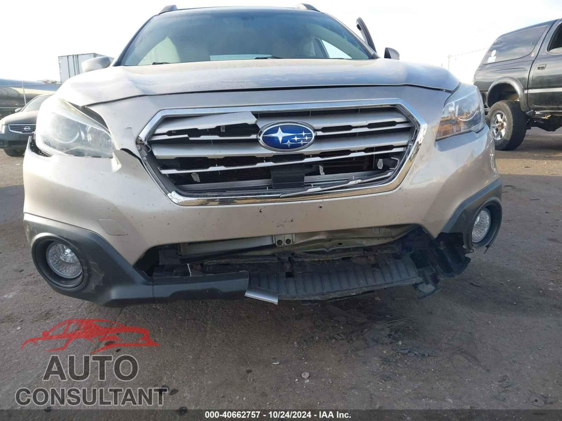 SUBARU OUTBACK 2015 - 4S4BSBEC0F3216712
