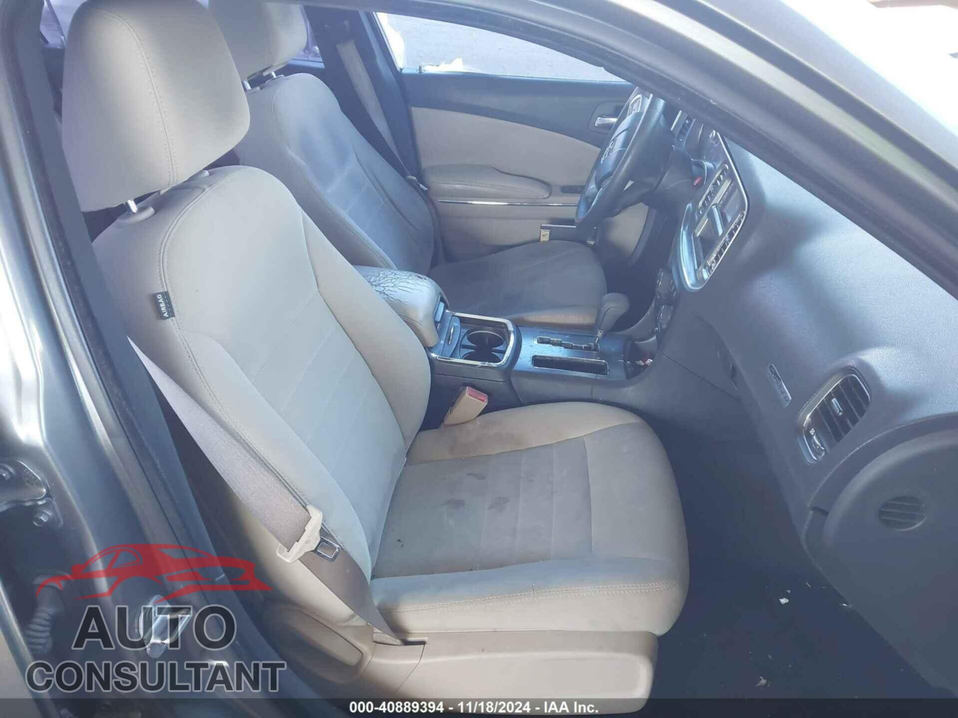 DODGE CHARGER 2012 - 2C3CDXBG1CH203147