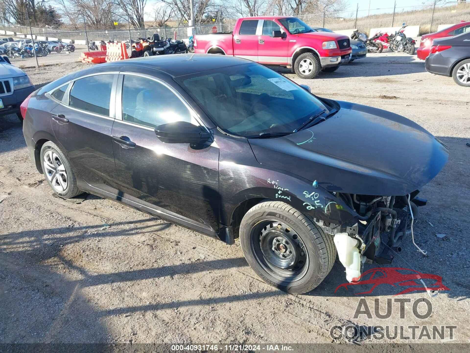 HONDA CIVIC 2017 - 19XFC2F59HE062709