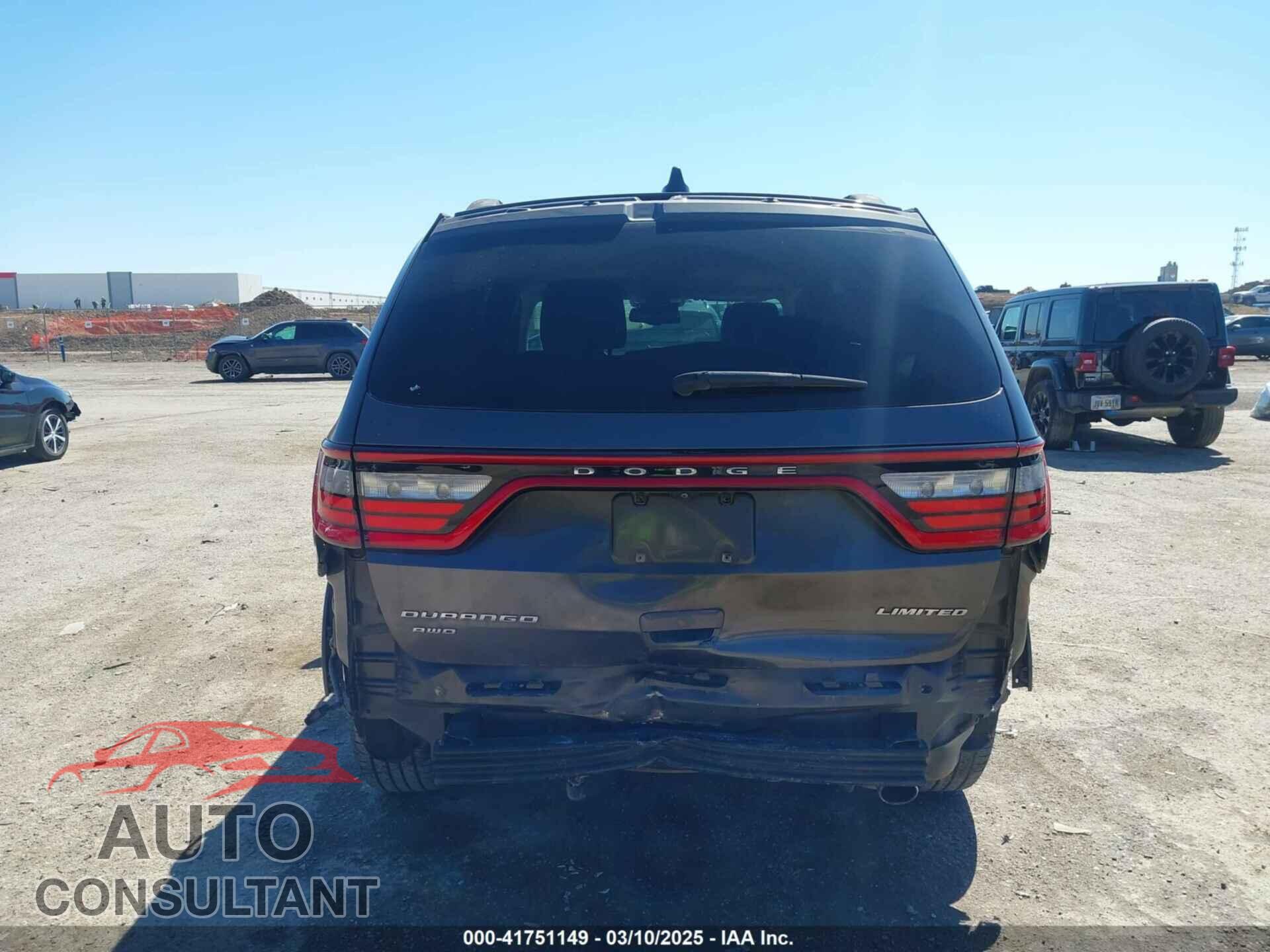 DODGE DURANGO 2016 - 1C4RDJDG9GC433365