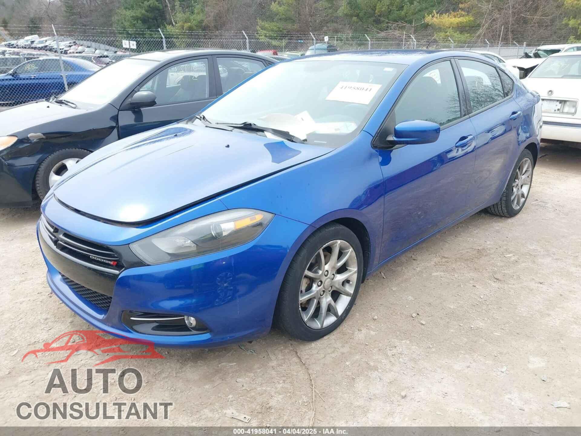 DODGE DART 2014 - 1C3CDFBB1ED692972