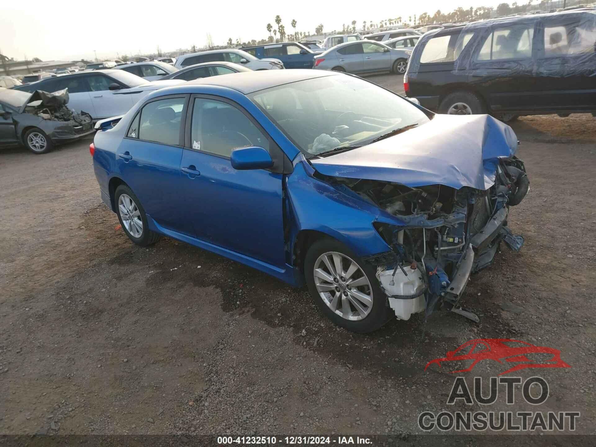 TOYOTA COROLLA 2009 - 1NXBU40E39Z115712