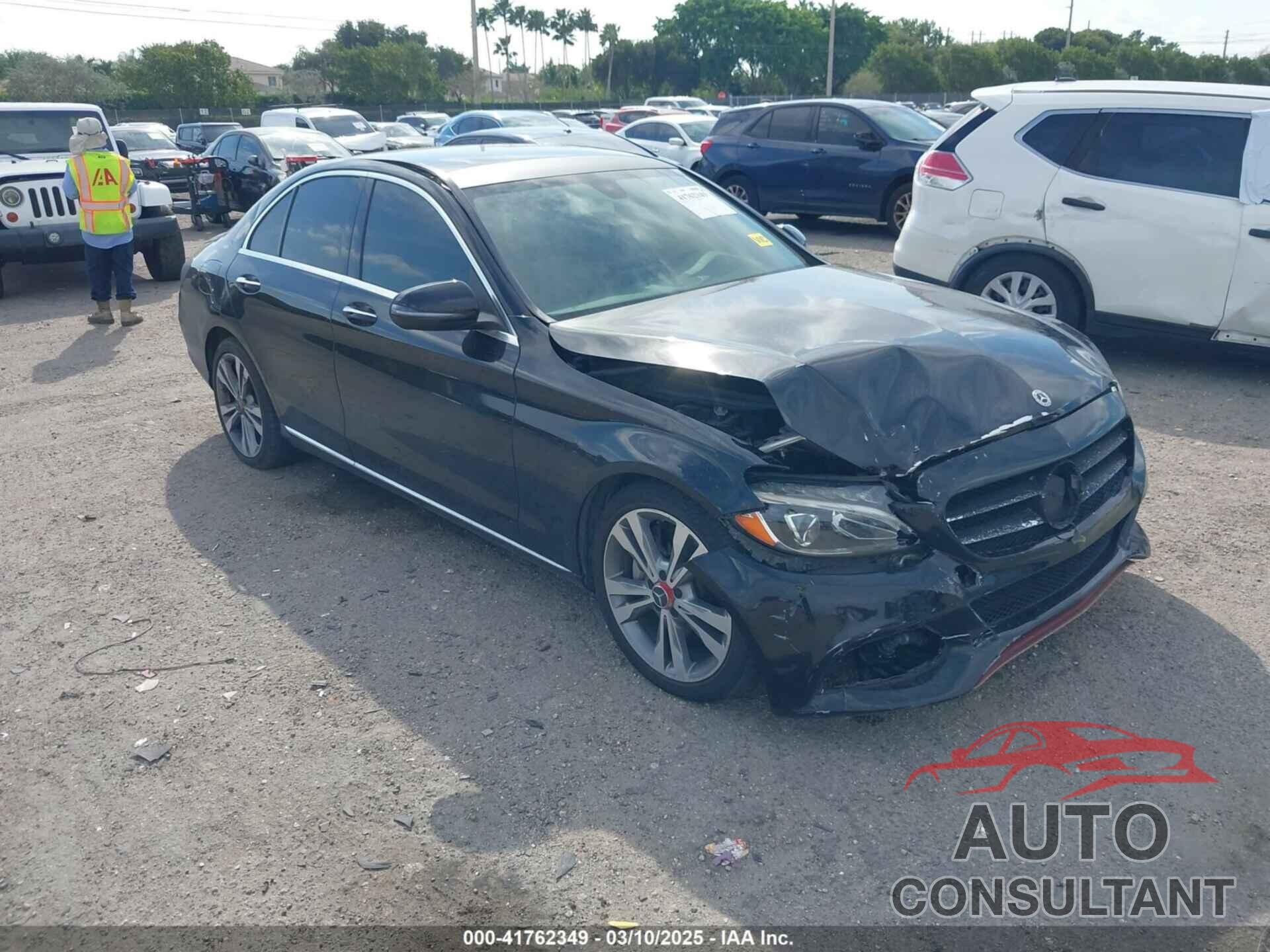 MERCEDES-BENZ C 300 2018 - WDDWF4JBXJR406032