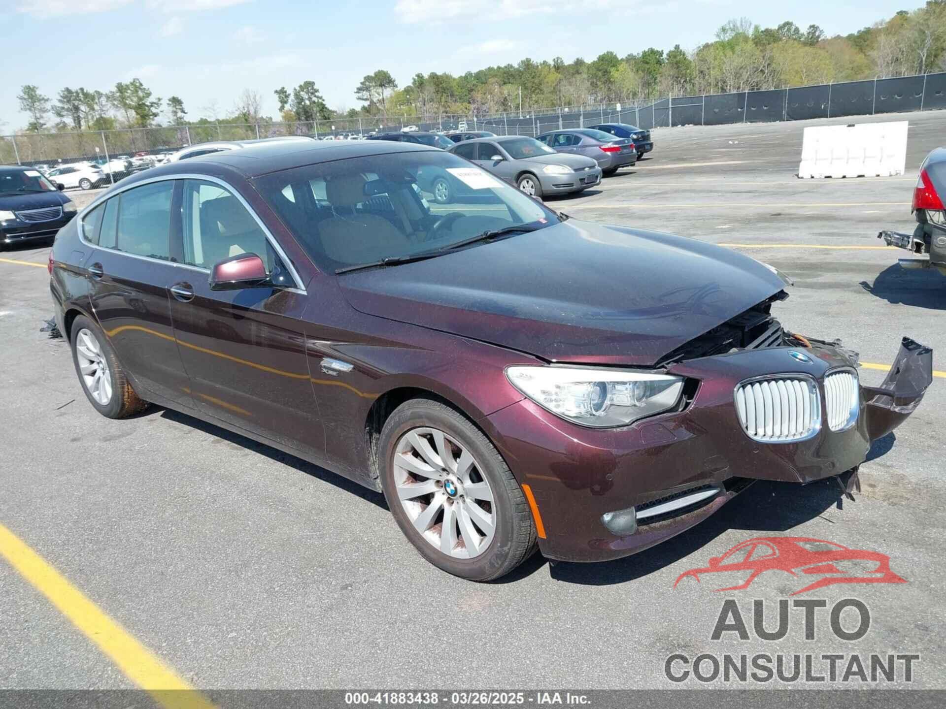 BMW 550I GRAN TURISMO 2011 - WBASP4C53BC341636