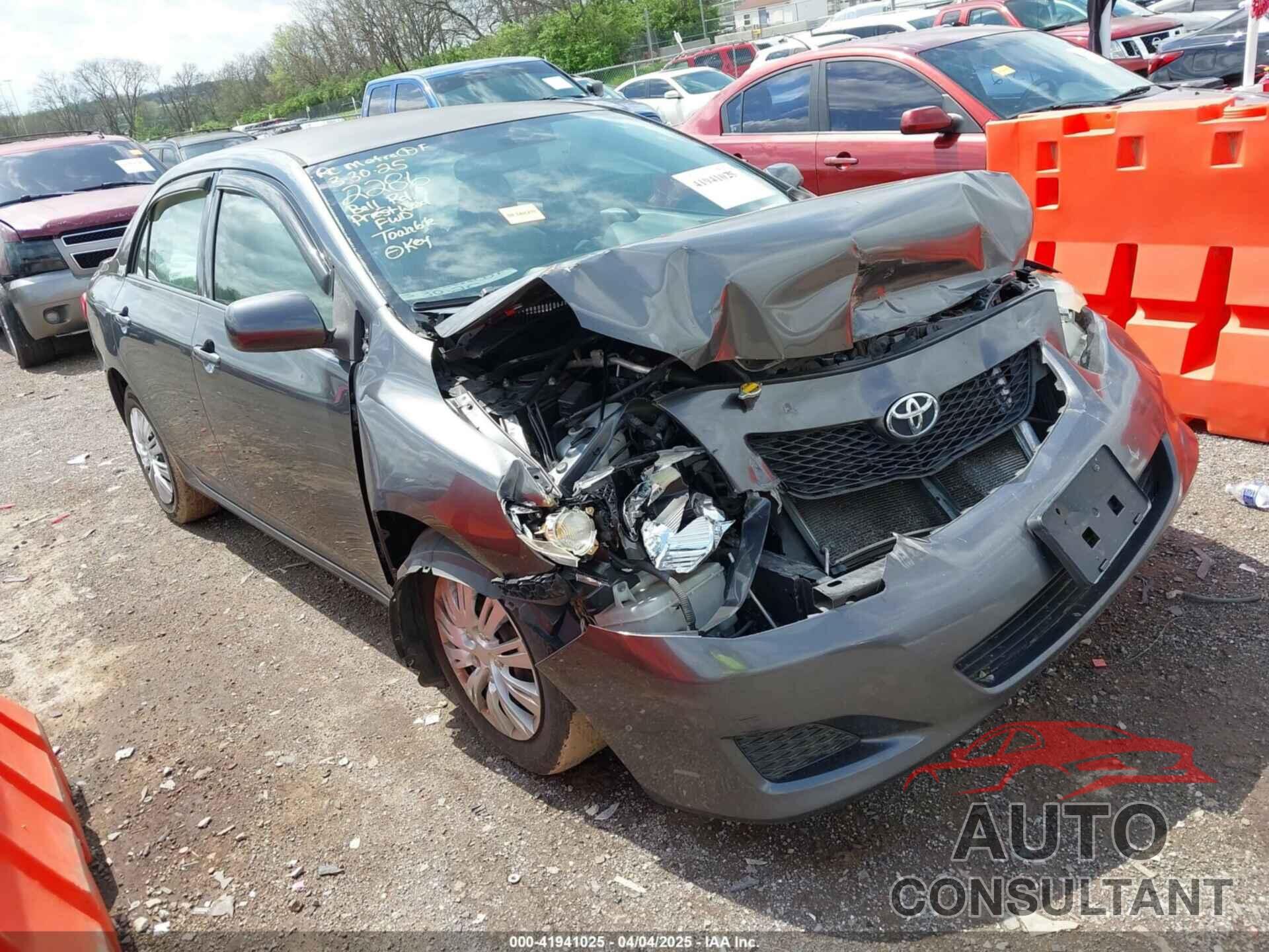 TOYOTA COROLLA 2009 - JTDBL40EX99032286