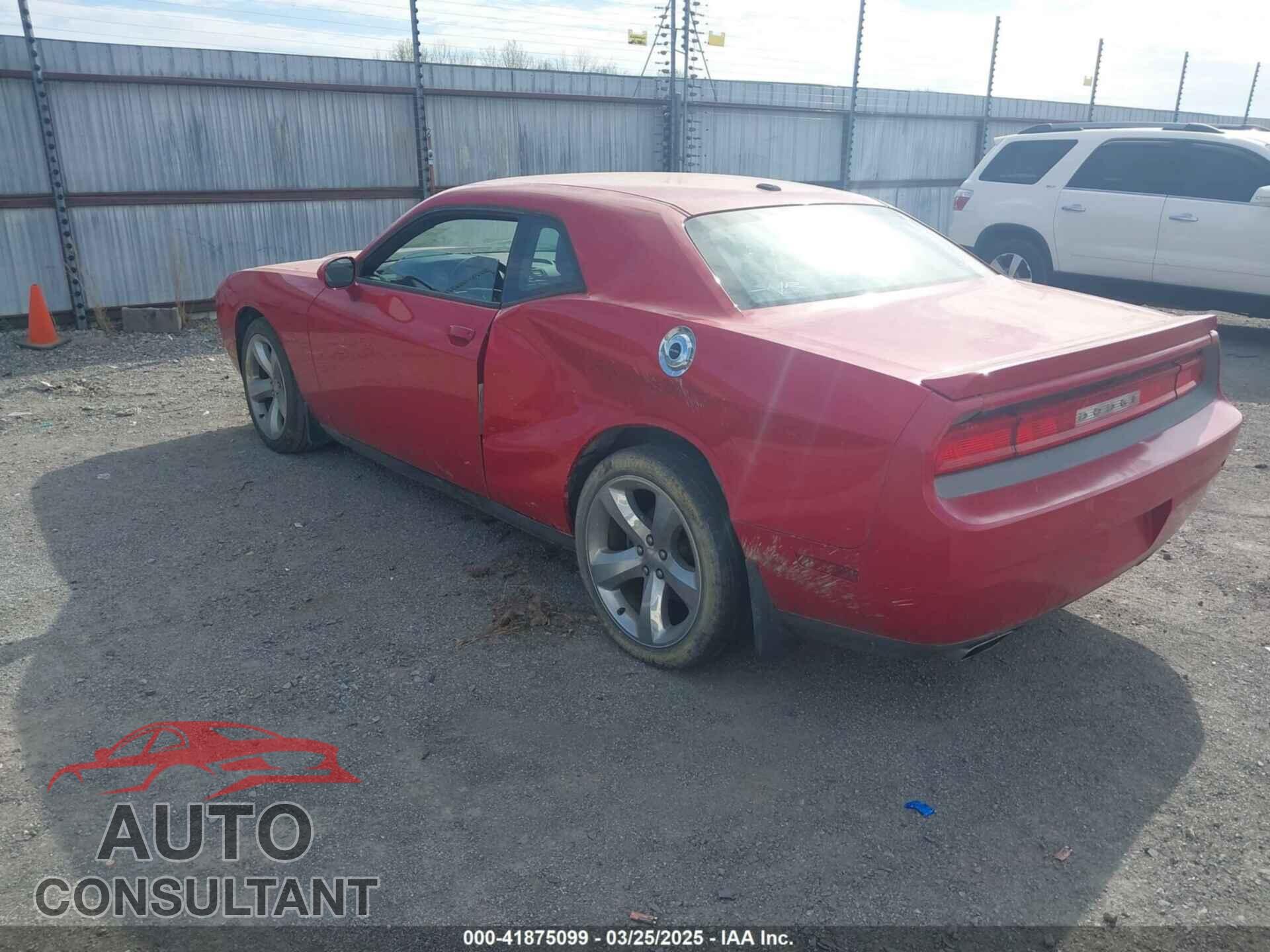 DODGE CHALLENGER 2013 - 2C3CDYAG2DH575301