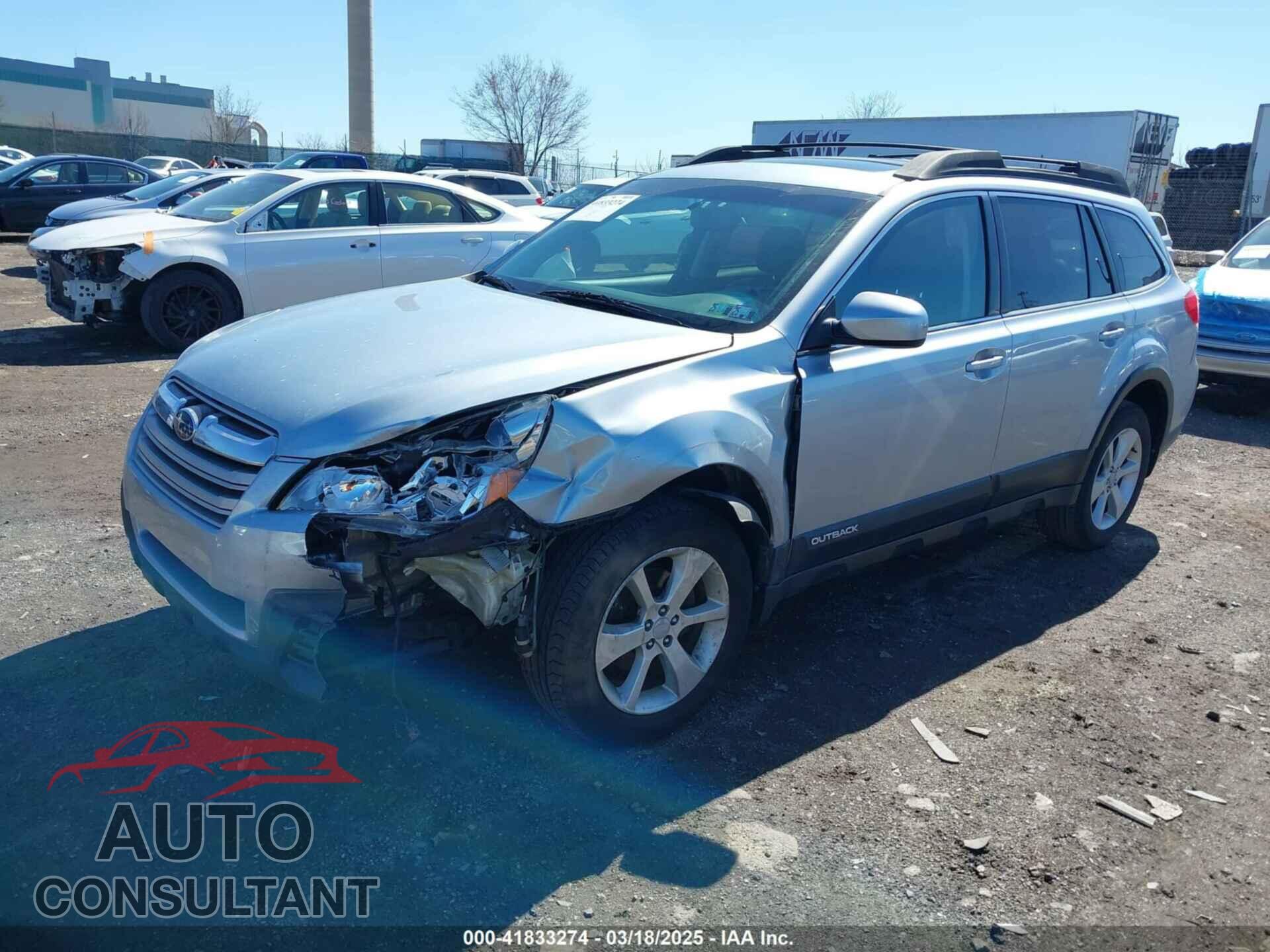 SUBARU OUTBACK 2013 - 4S4BRBGC8D3239709
