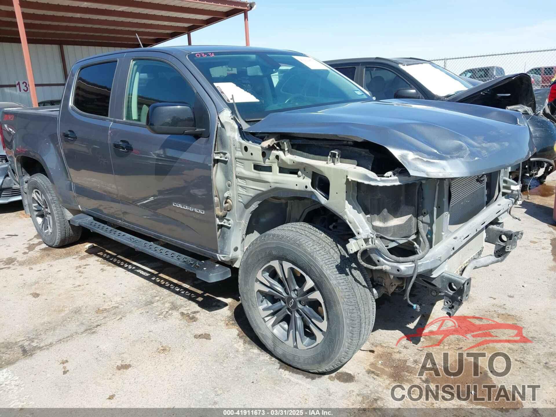 CHEVROLET COLORADO 2021 - 1GCGTDEN7M1117558